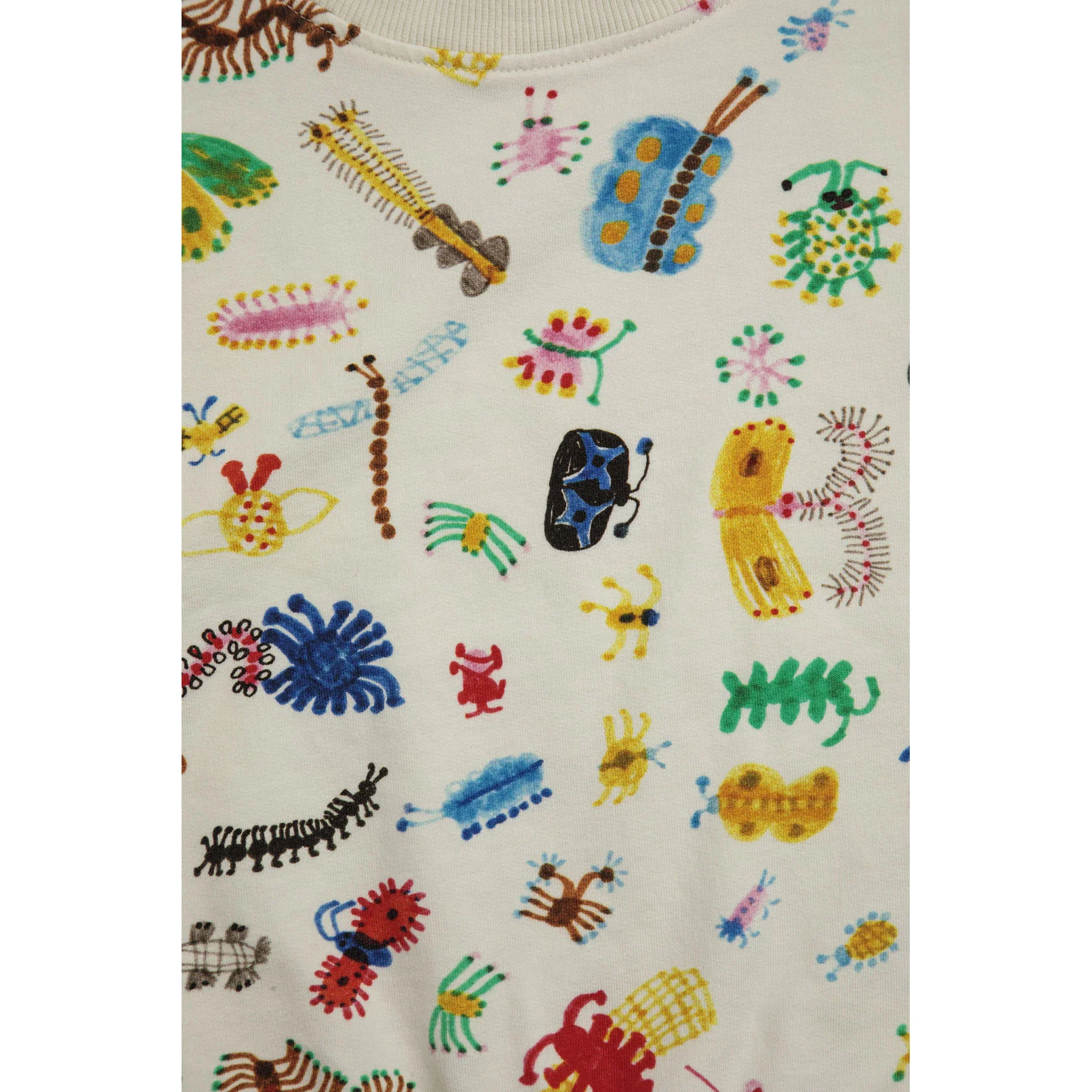 Bobo Choses Offwhite Baby Funny Insects All Over Sweatshirt - Image 3