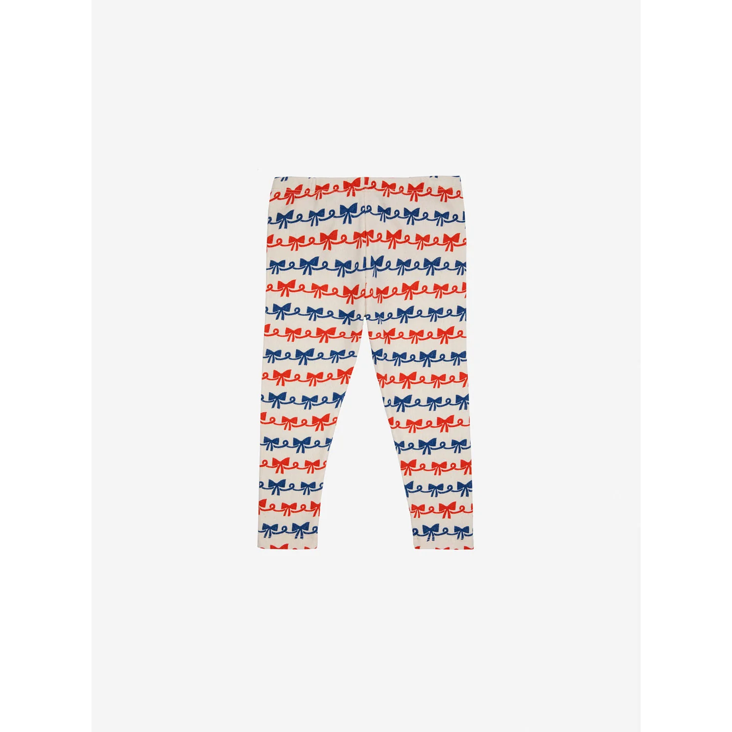 Bobo Choses Offwhite Baby Ribbon Bow All Over Leggings