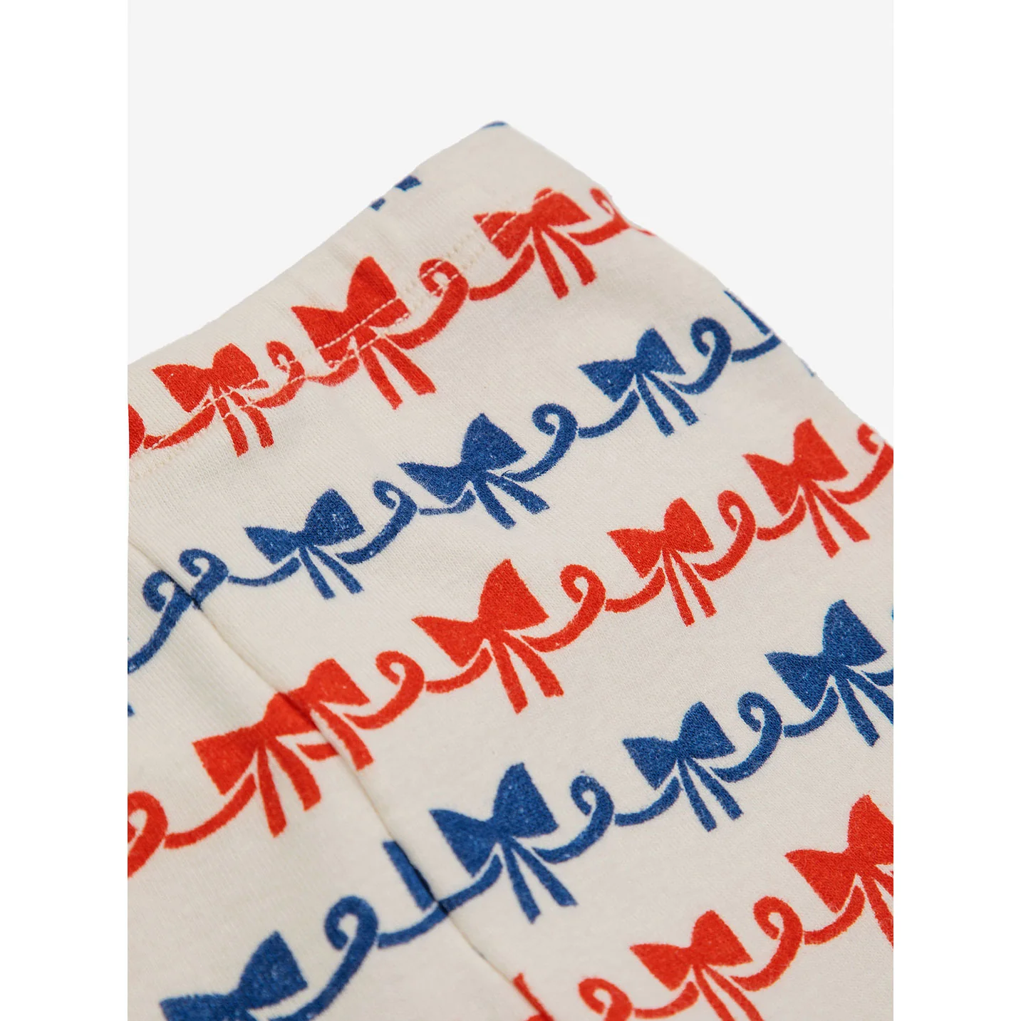 Bobo Choses Offwhite Baby Ribbon Bow All Over Leggings - Image 2