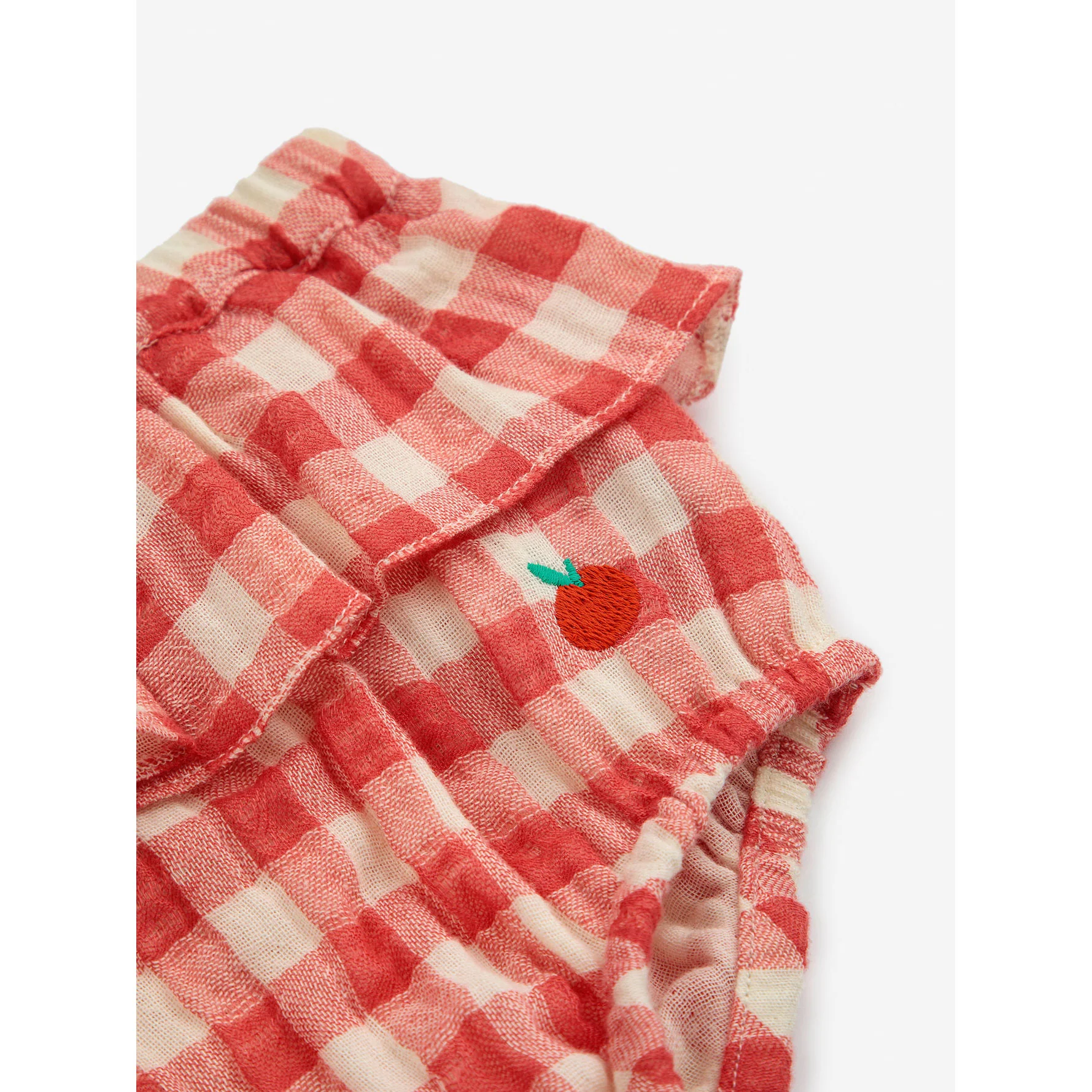 Bobo Choses Offwhite Baby Tomato Body And Vichy Set - Image 4
