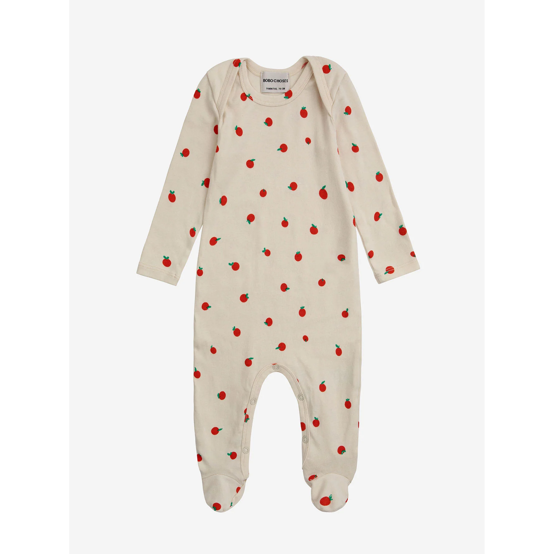 Bobo Choses Offwhite Baby Tomato Overall And Vichy Set - Image 2