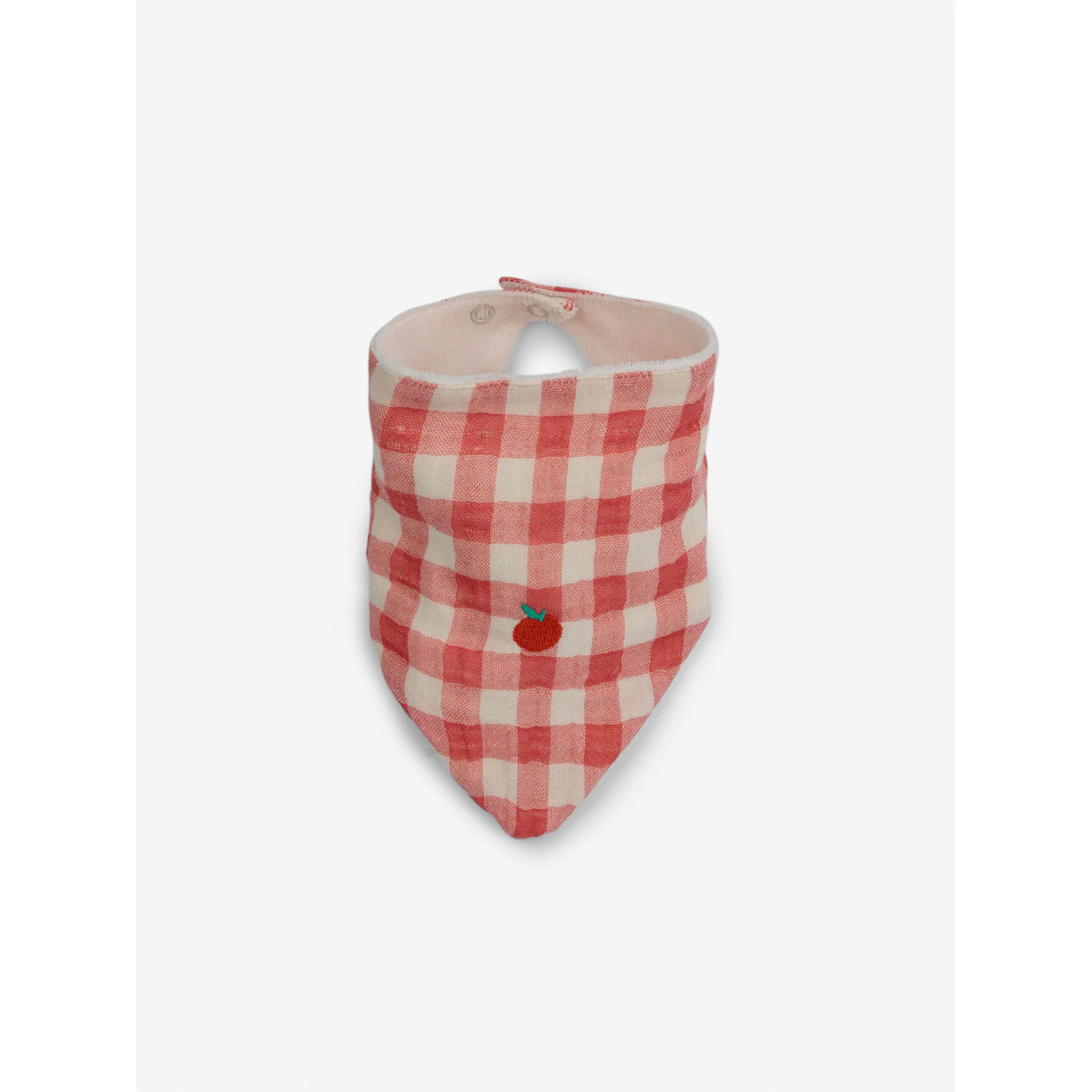 Bobo Choses Offwhite Baby Tomato Overall And Vichy Set - Image 3