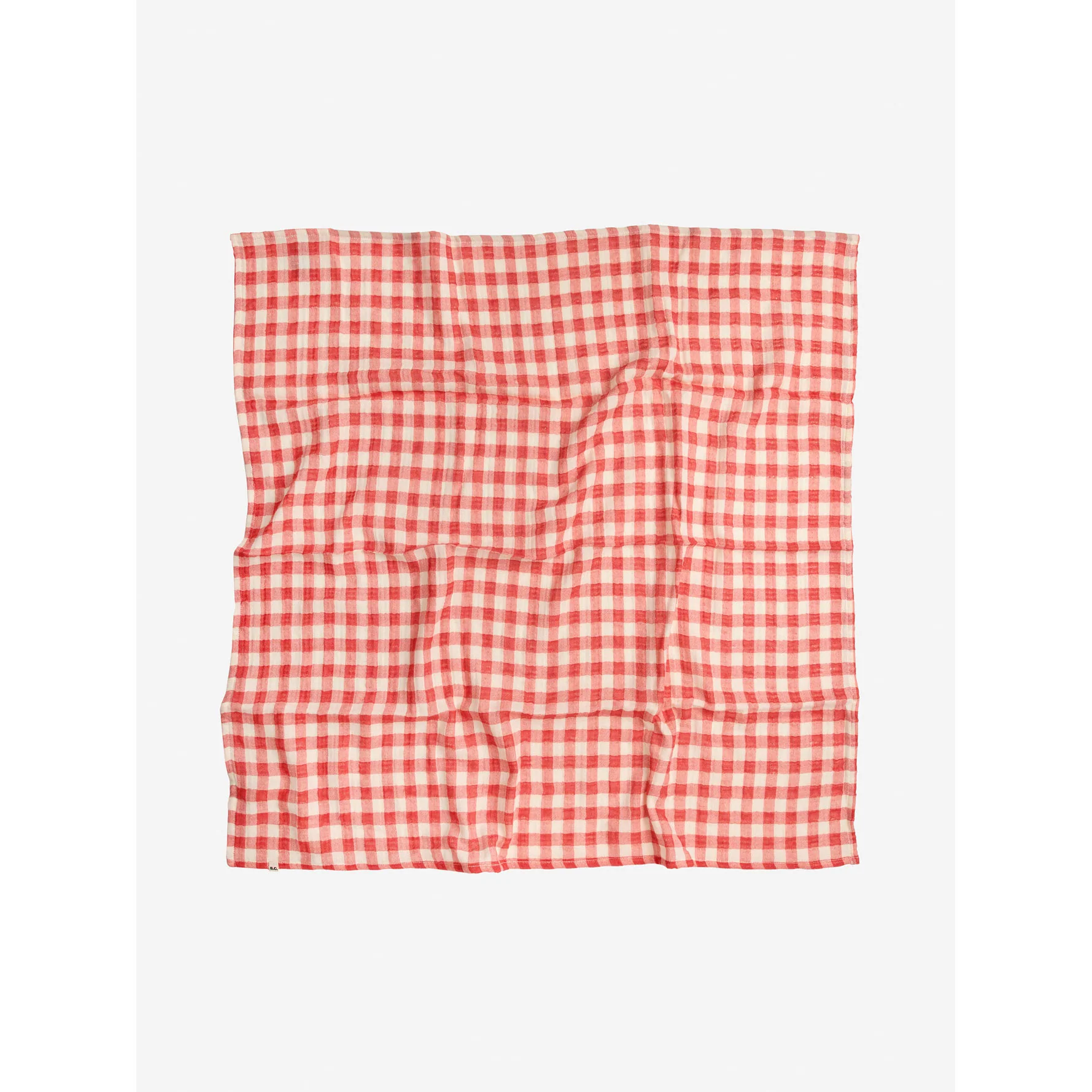 Bobo Choses Offwhite Baby Tomato Overall And Vichy Set - Image 4