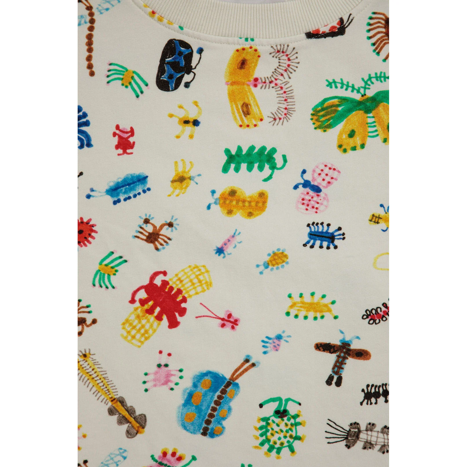 Bobo Choses Offwhite Funny Insects All Over Sweatshirt - Image 5
