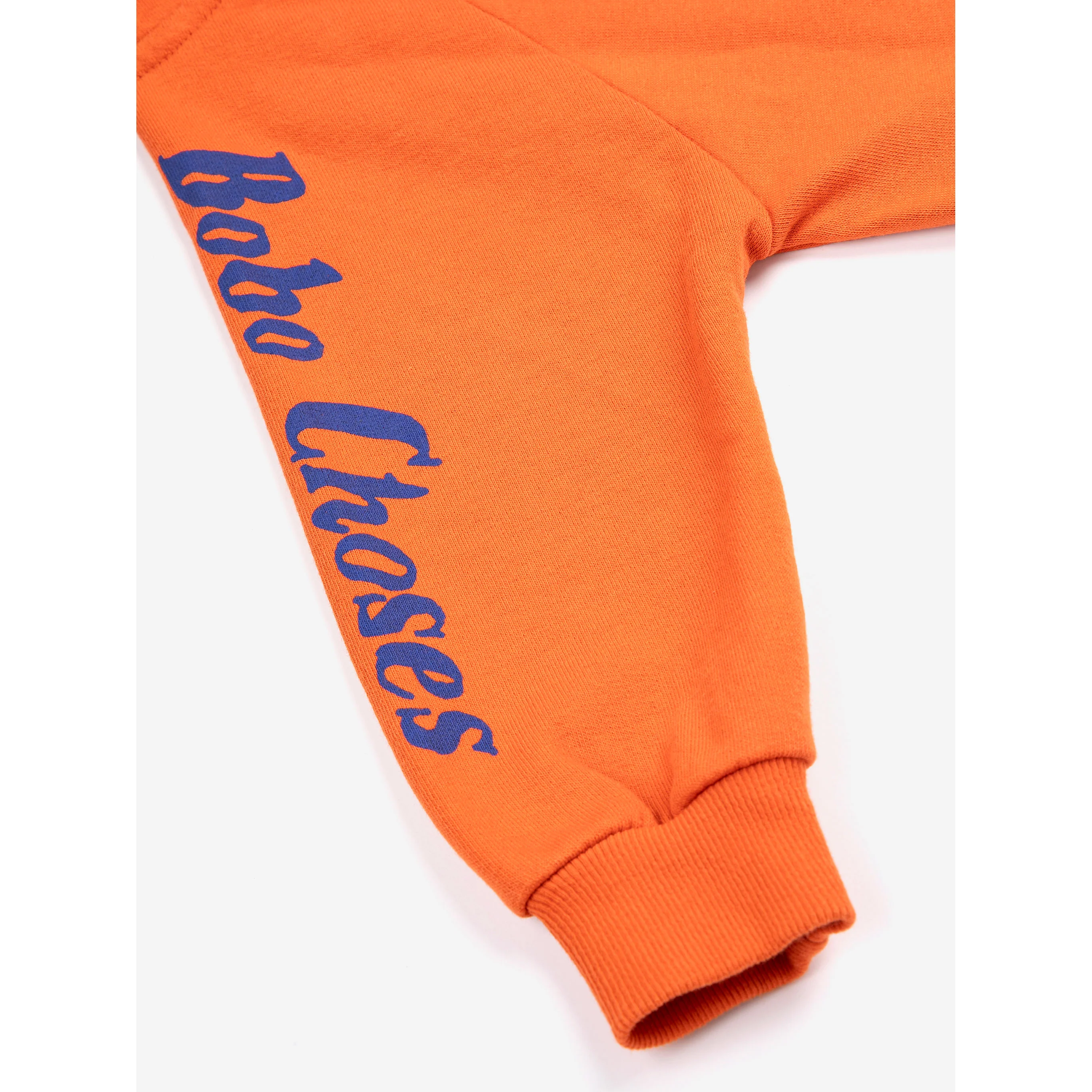 Bobo Choses Orange Bobo Choses Zipped Baby Hoddie - Image 3