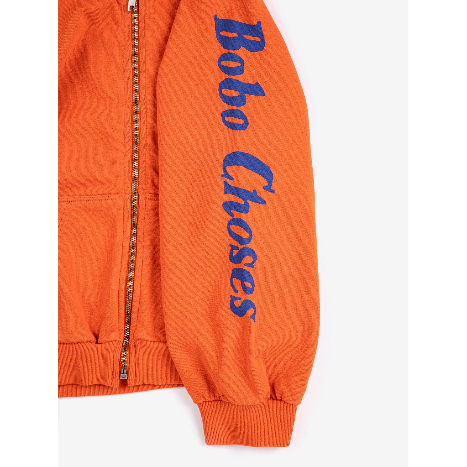 Bobo Choses Orange Bobo Choses Zipped Hoodie - Image 3