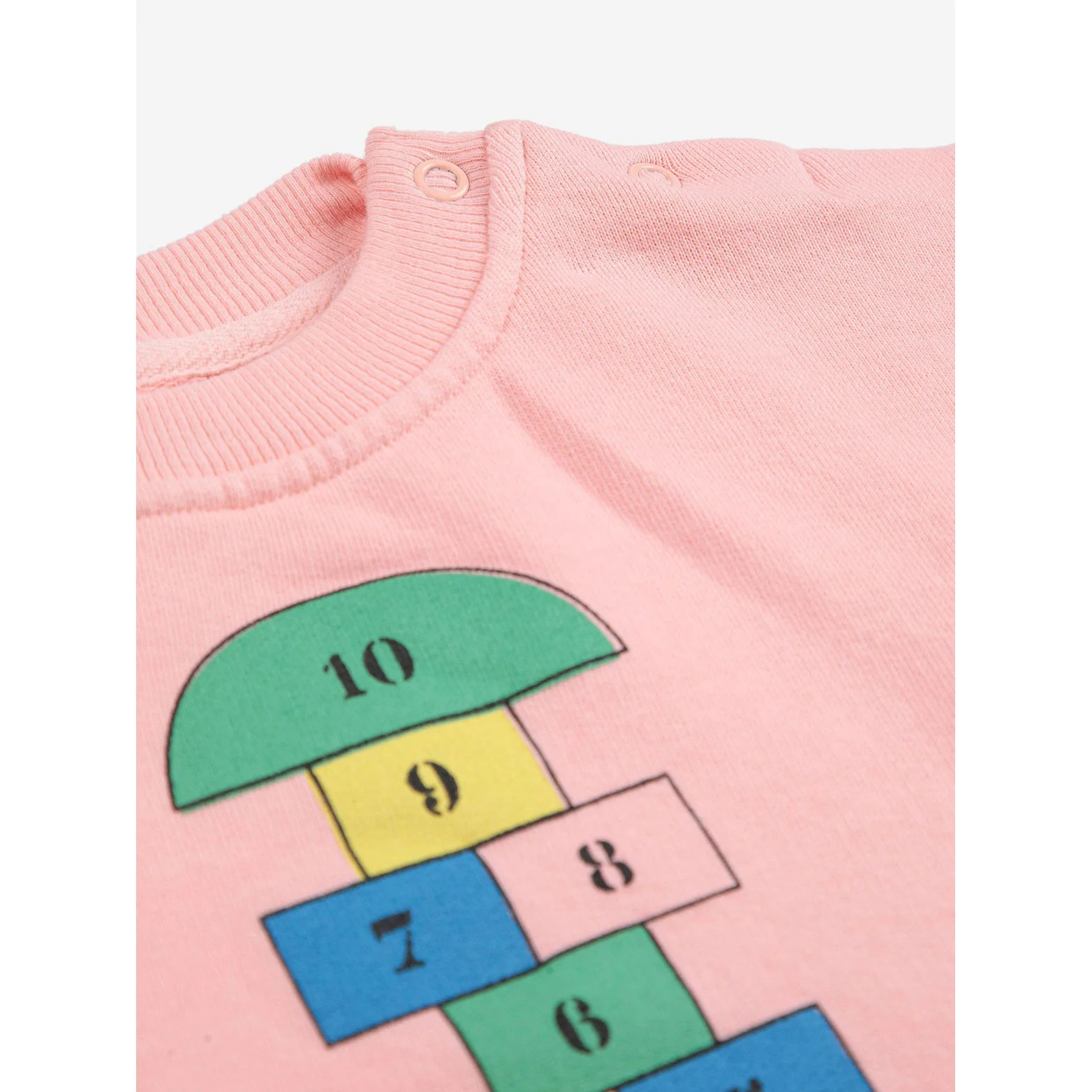 Bobo Choses Pink Hopscotch Baby Sweatshirt - Image 3