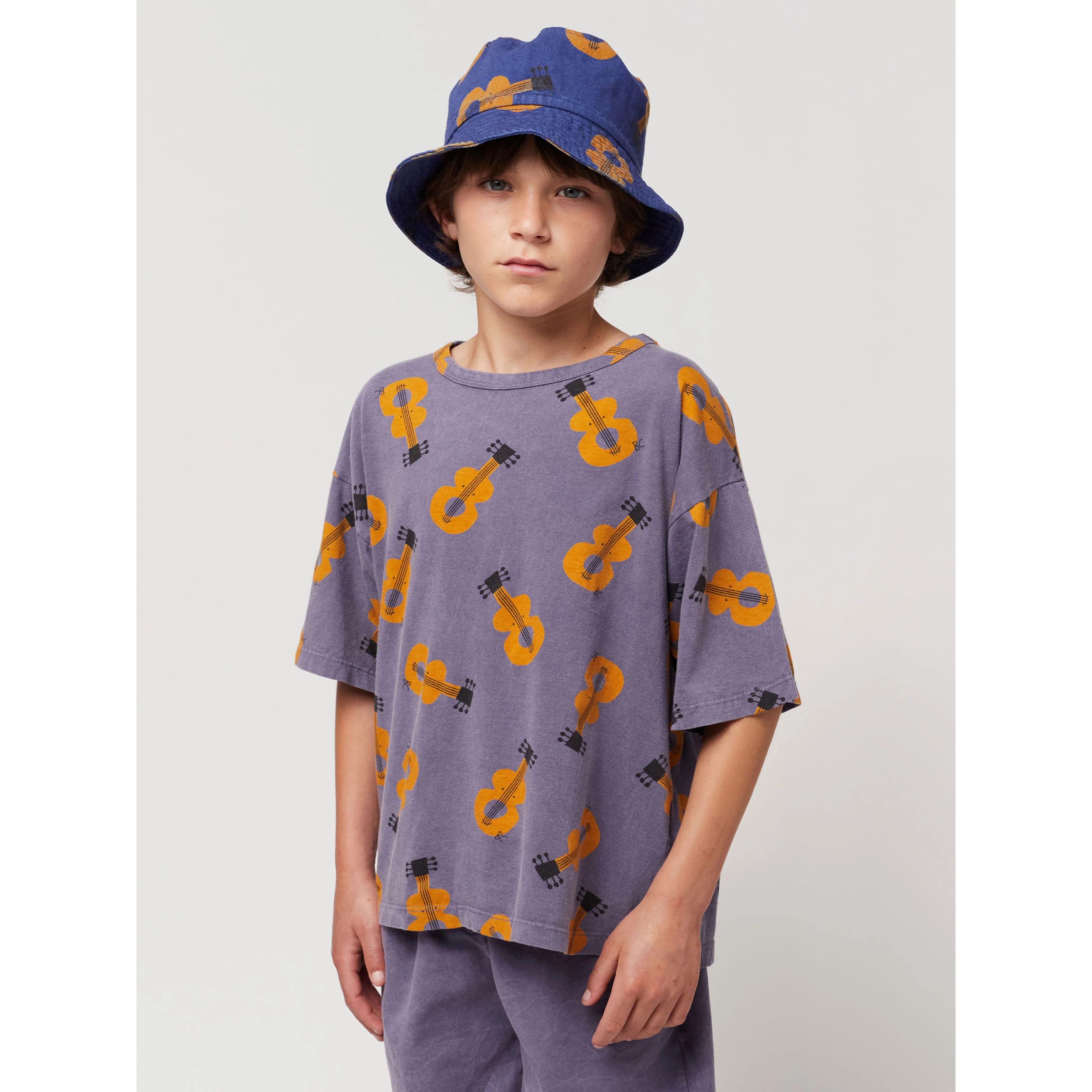 Bobo Choses Prussian Blue Acoustic Guitar All Over T-Shirt - Image 2