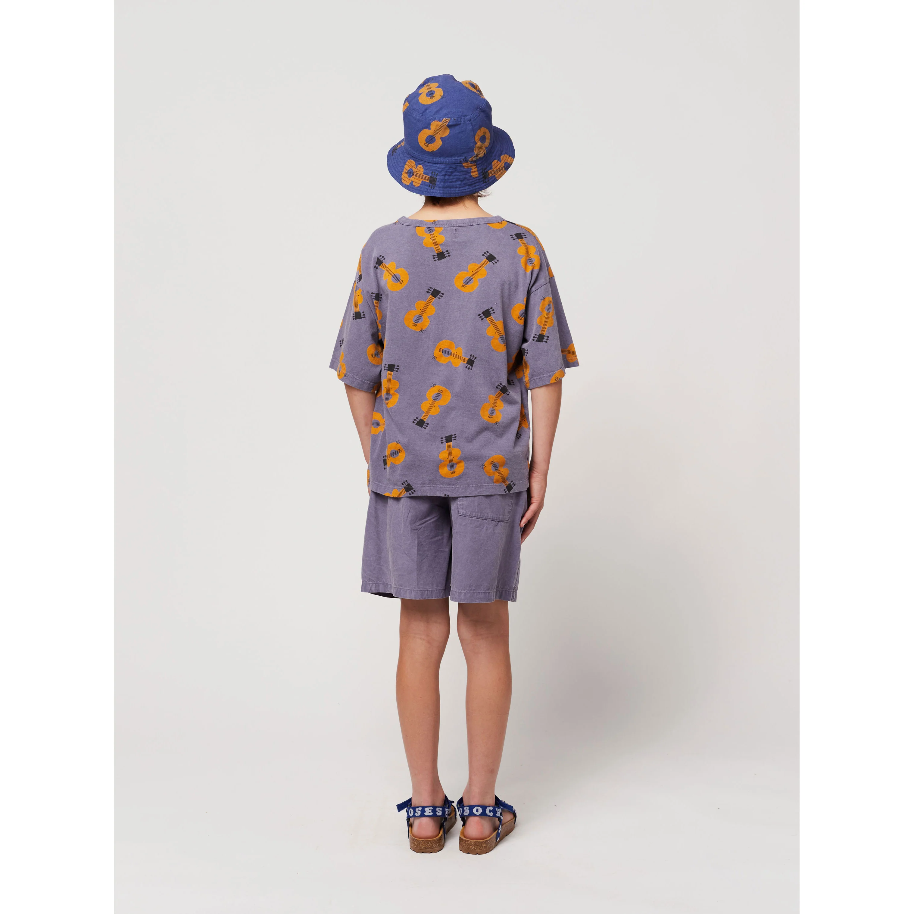 Bobo Choses Prussian Blue Acoustic Guitar All Over T-Shirt - Image 4