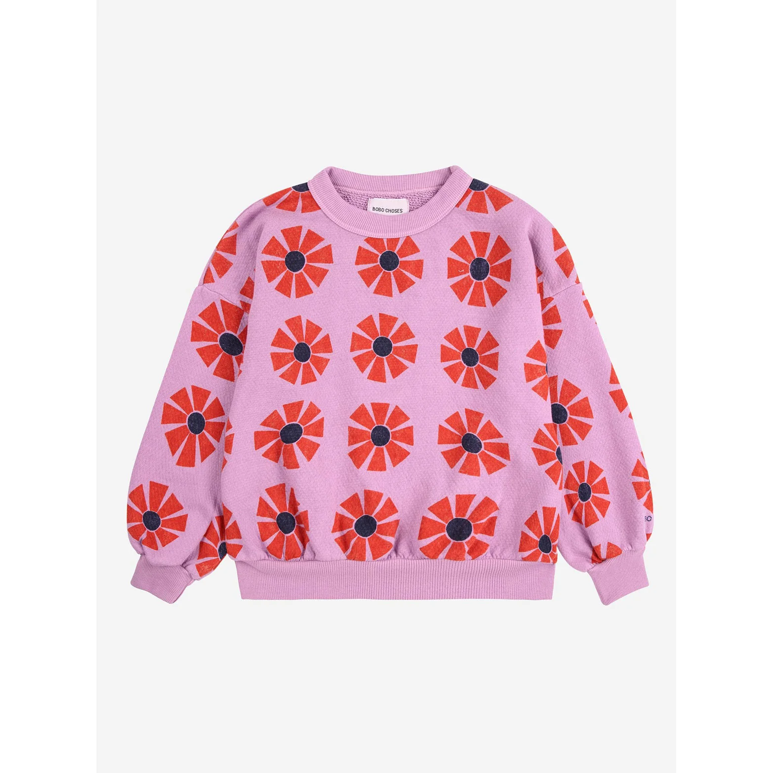 Bobo Choses Purple Kaleidoscope All Over Sweatshirt