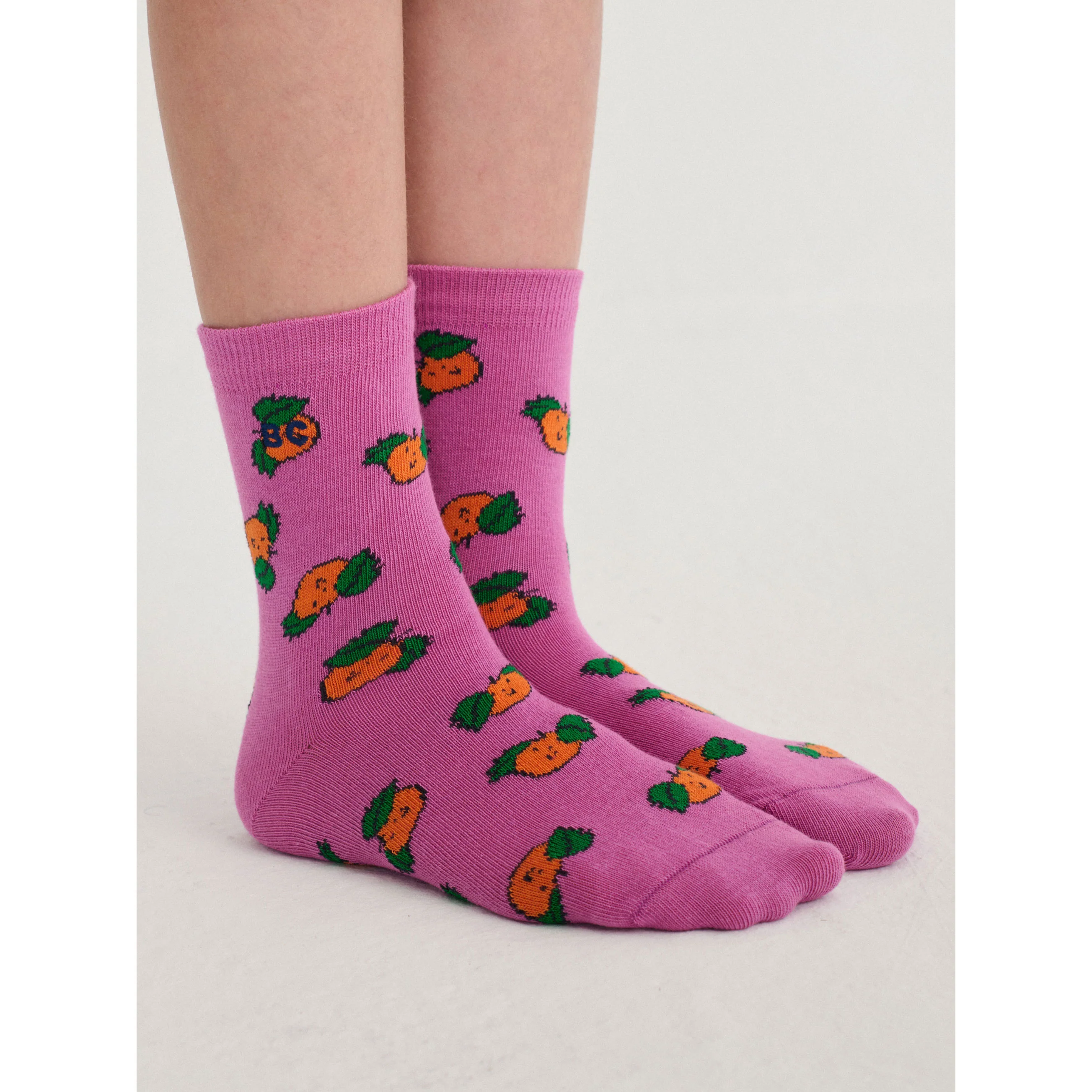 Bobo Choses Purple Tangerine All Over Short Socks - Image 2