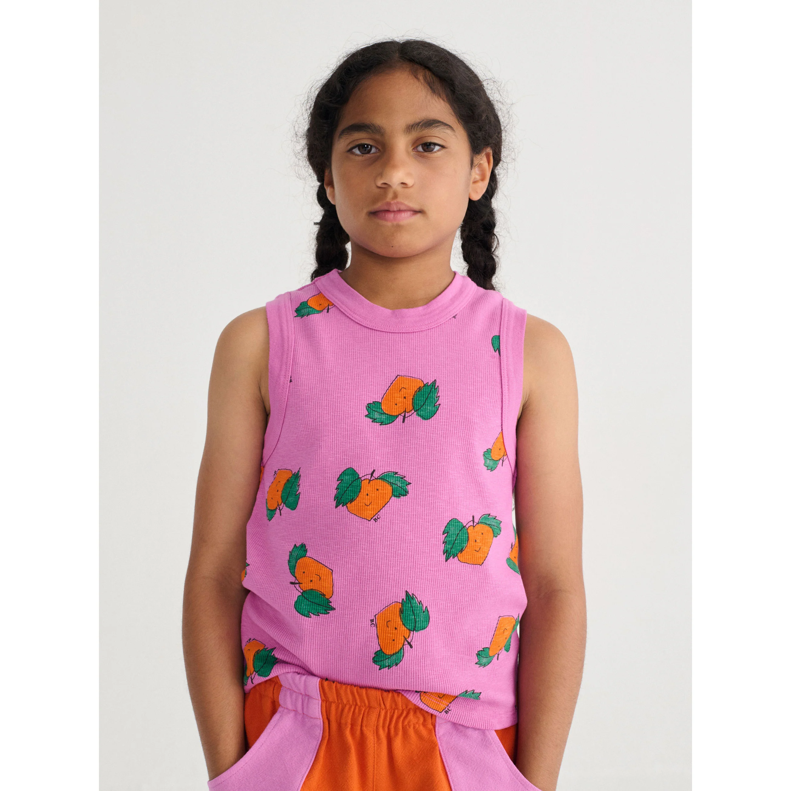 Bobo Choses Purple Tangerine All Over Tank Top - Image 4