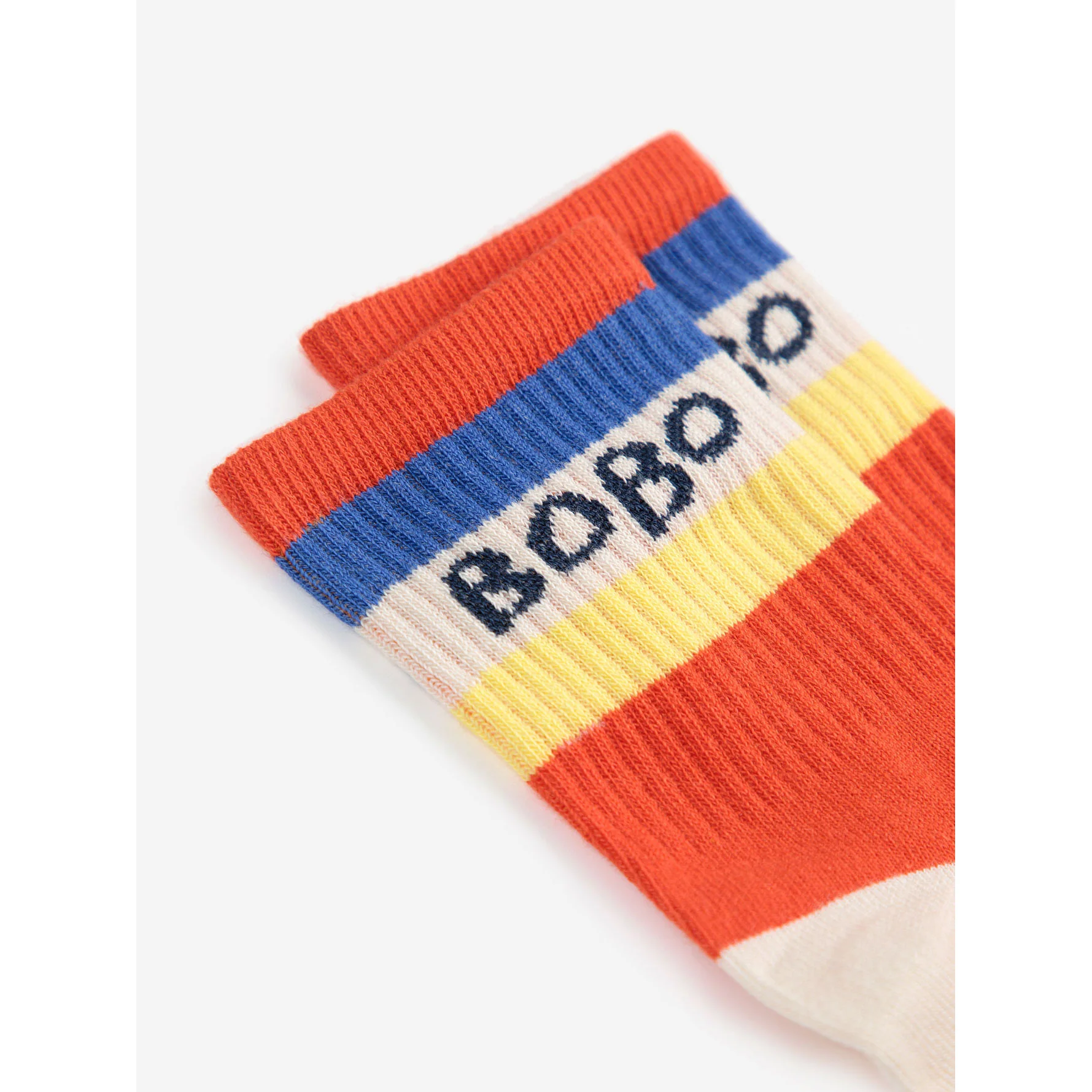 Bobo Choses Red Bobo Choses Color Block Short Socks - Image 3