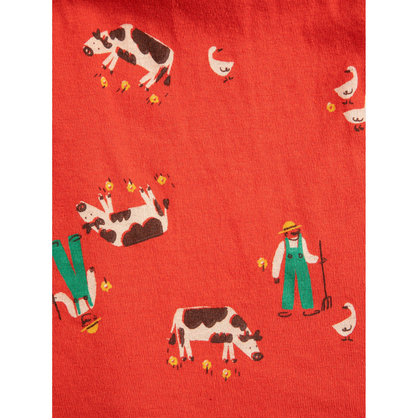 Bobo Choses Red Farm Adventure All Over Skirt - Image 2