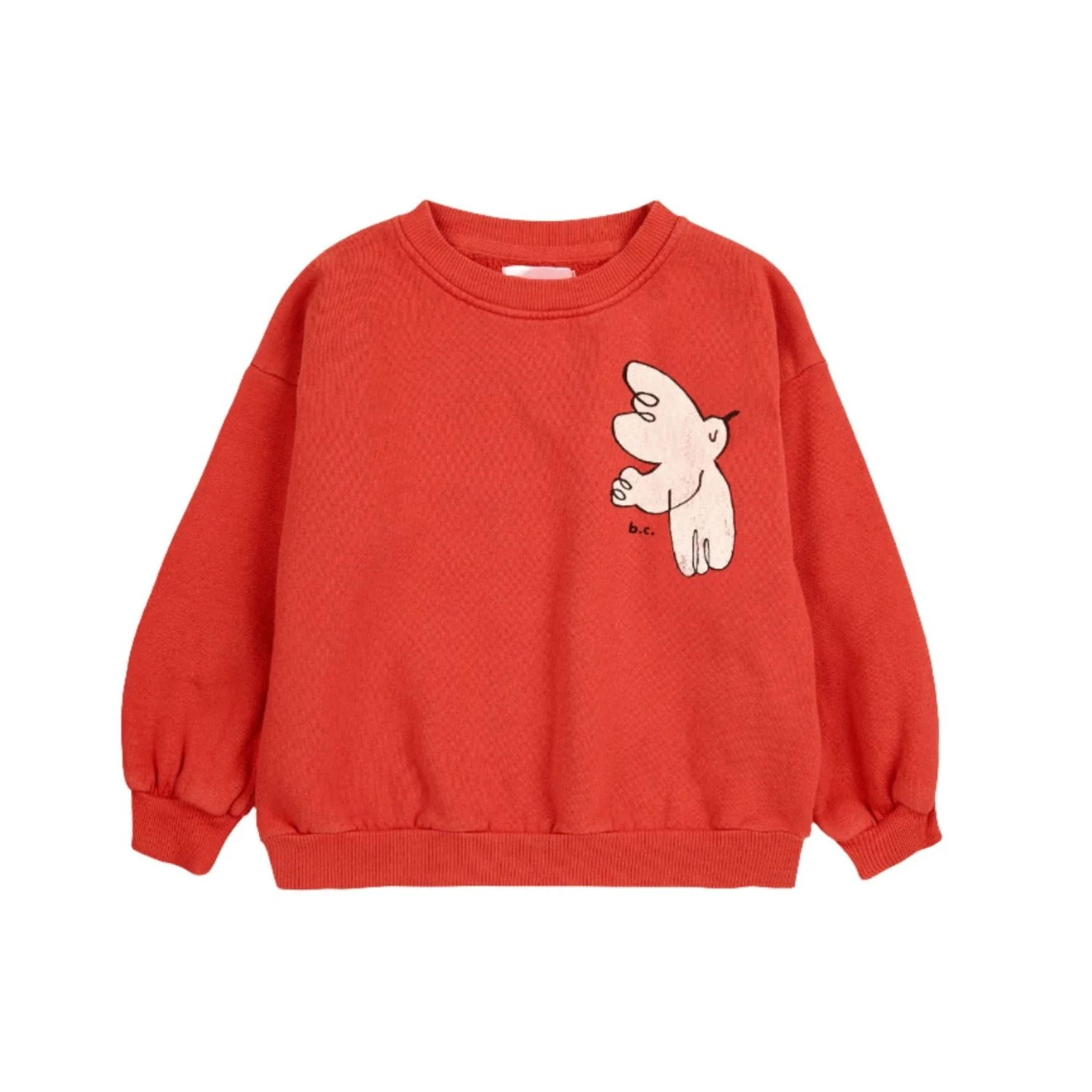 Bobo Choses Red Freedom Bird Sweatshirt