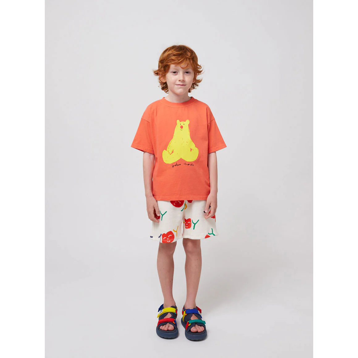 Bobo Choses Red Hug Me Bear T-Shirt - Image 2