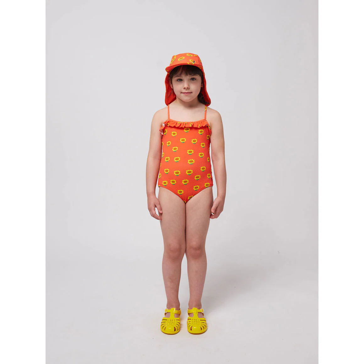 Bobo Choses Red Sunflower All Over Swimsuit - Image 2