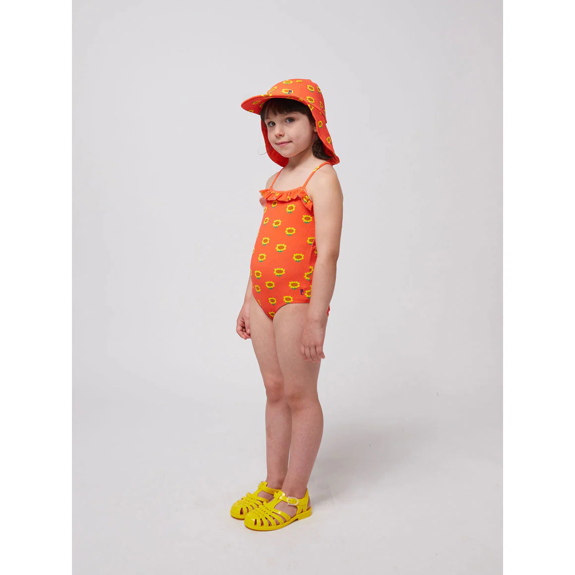 Bobo Choses Red Sunflower All Over Swimsuit - Image 3
