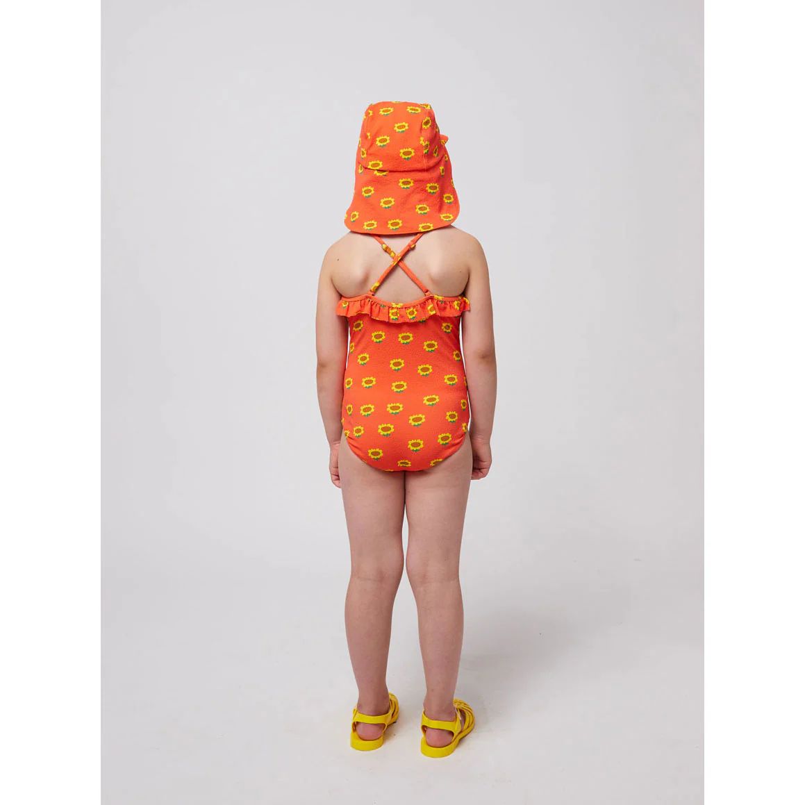 Bobo Choses Red Sunflower All Over Swimsuit - Image 5