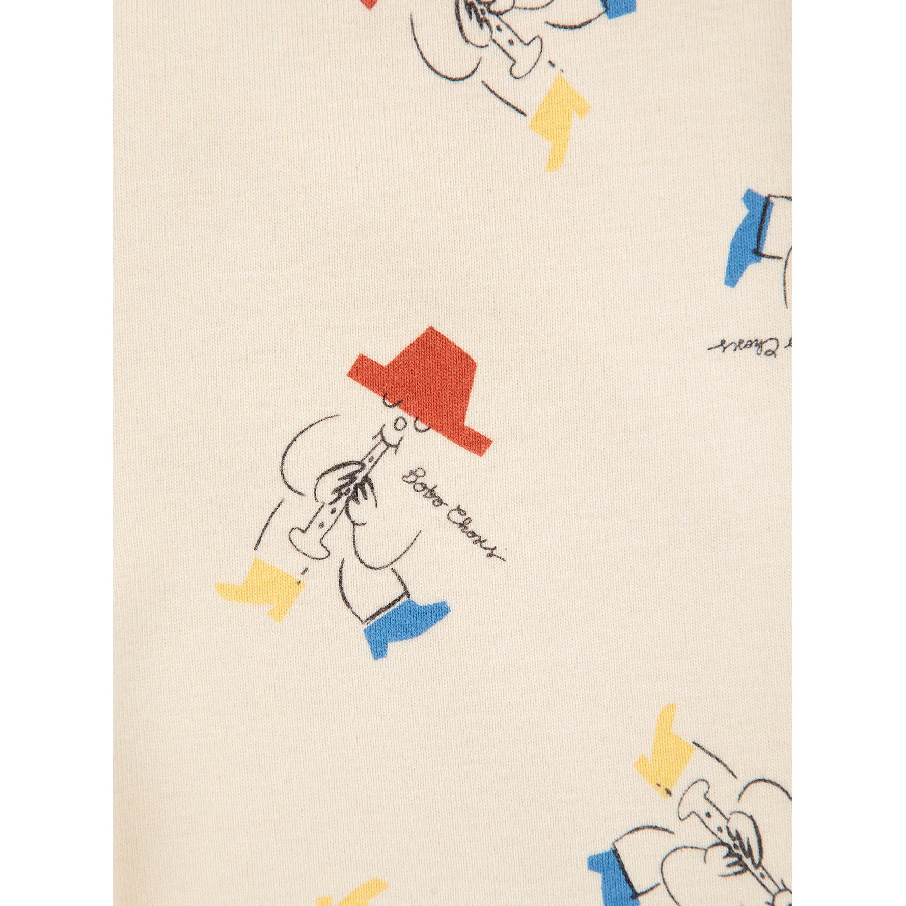 Bobo Choses White Magic Flute Player Allover Baby Legging - Image 2