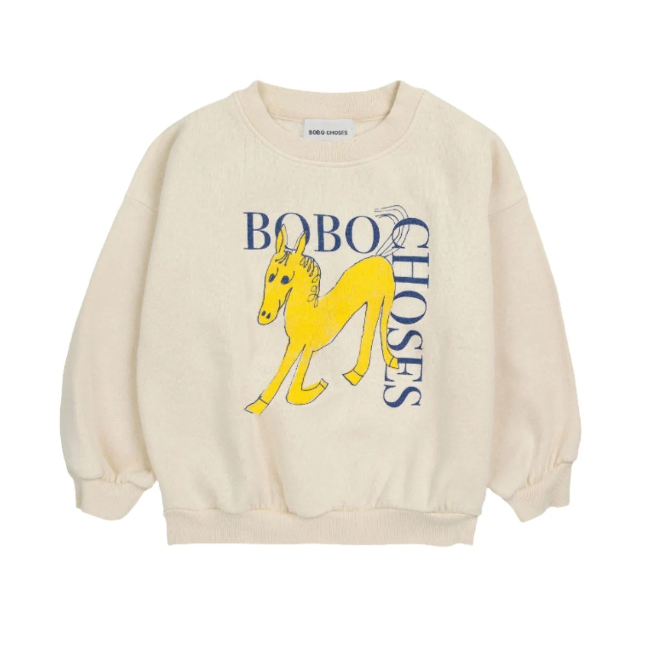 Bobo Choses White Wonder Horse Sweatshirt