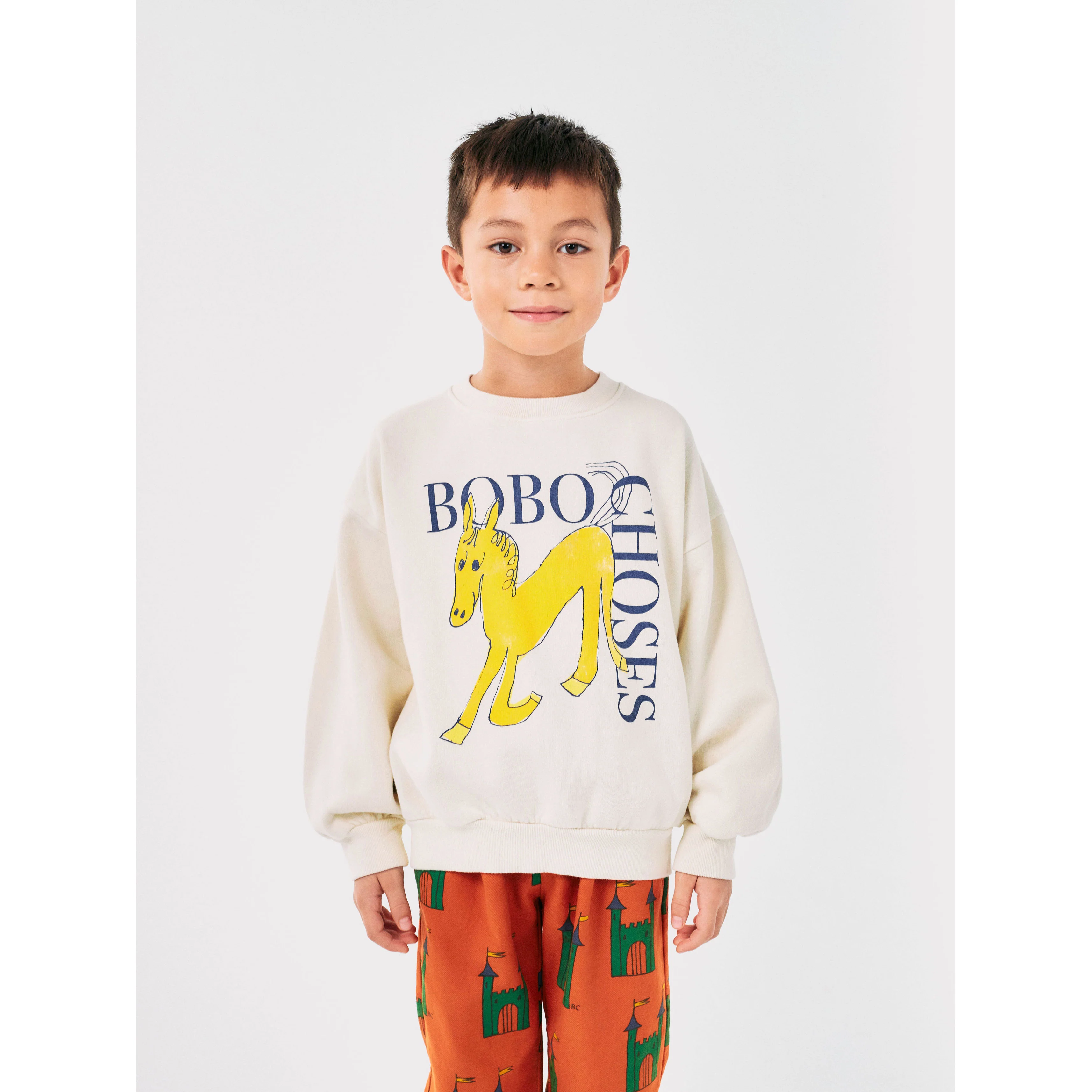 Bobo Choses White Wonder Horse Sweatshirt - Image 2
