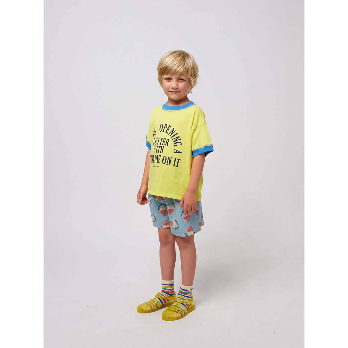 Bobo Choses Yellow Joy T-Shirt - Image 2