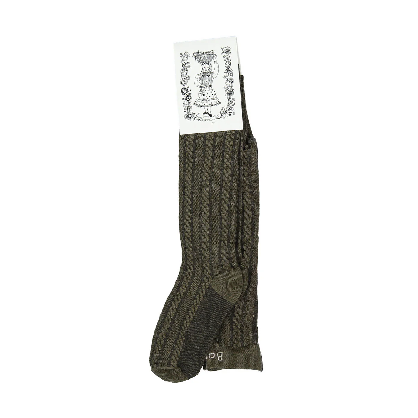 Bonjour Kaki Torsade Tights