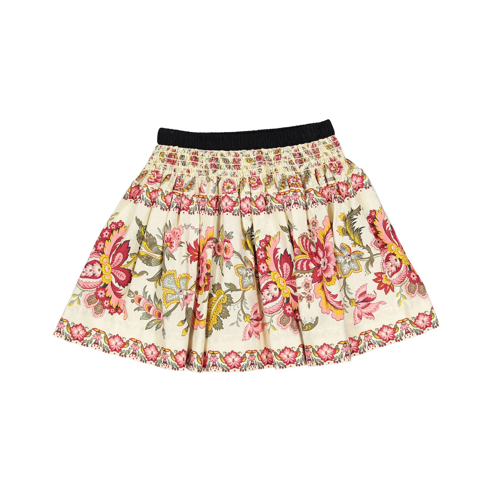 Bonjour Aline Print Jacqueline Border Print Skirt