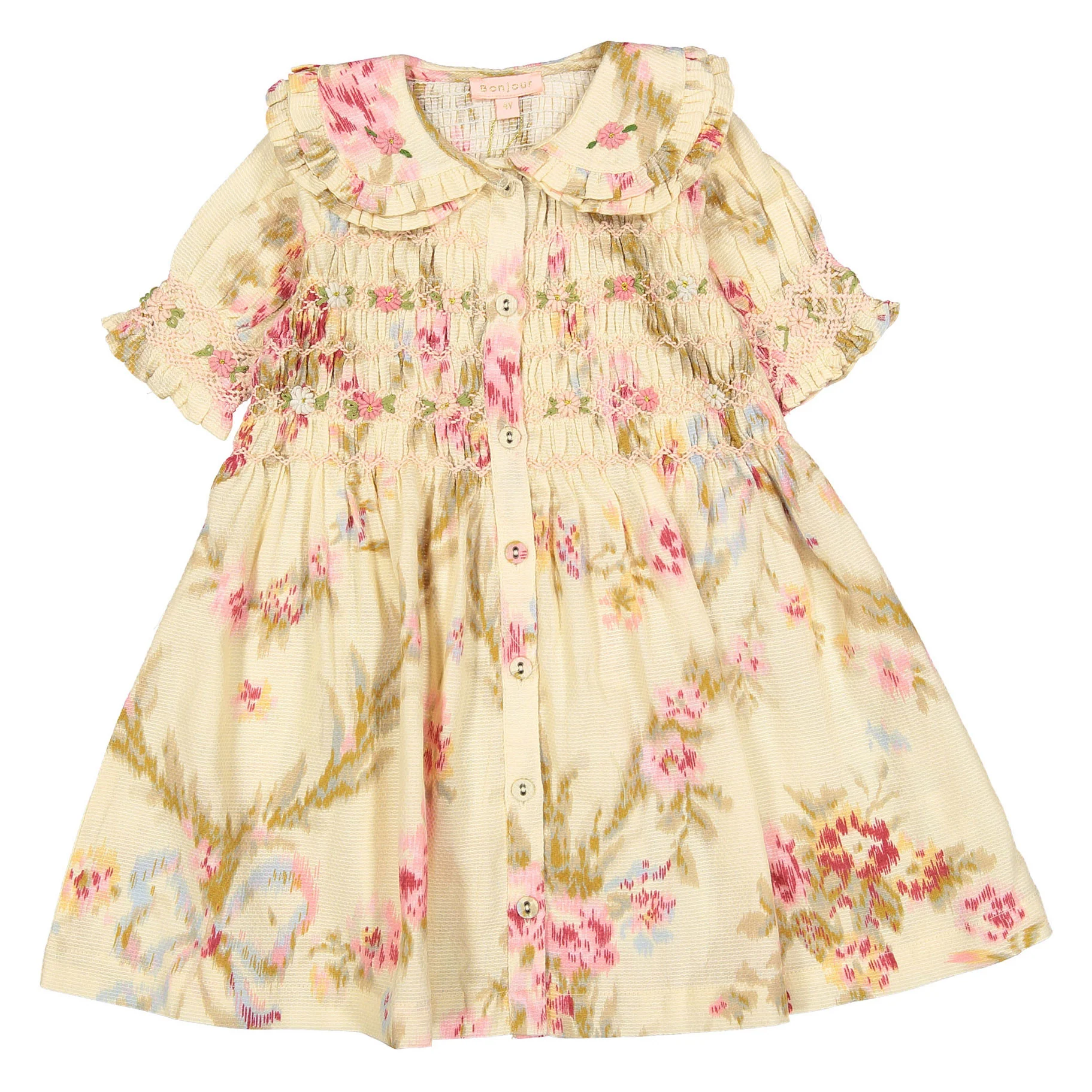 Bonjour Antoinette Print Pique Romantic Dress