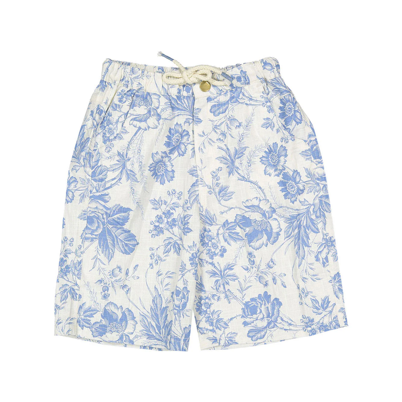 Bonjour Blue Tapestry Boy Bermuda