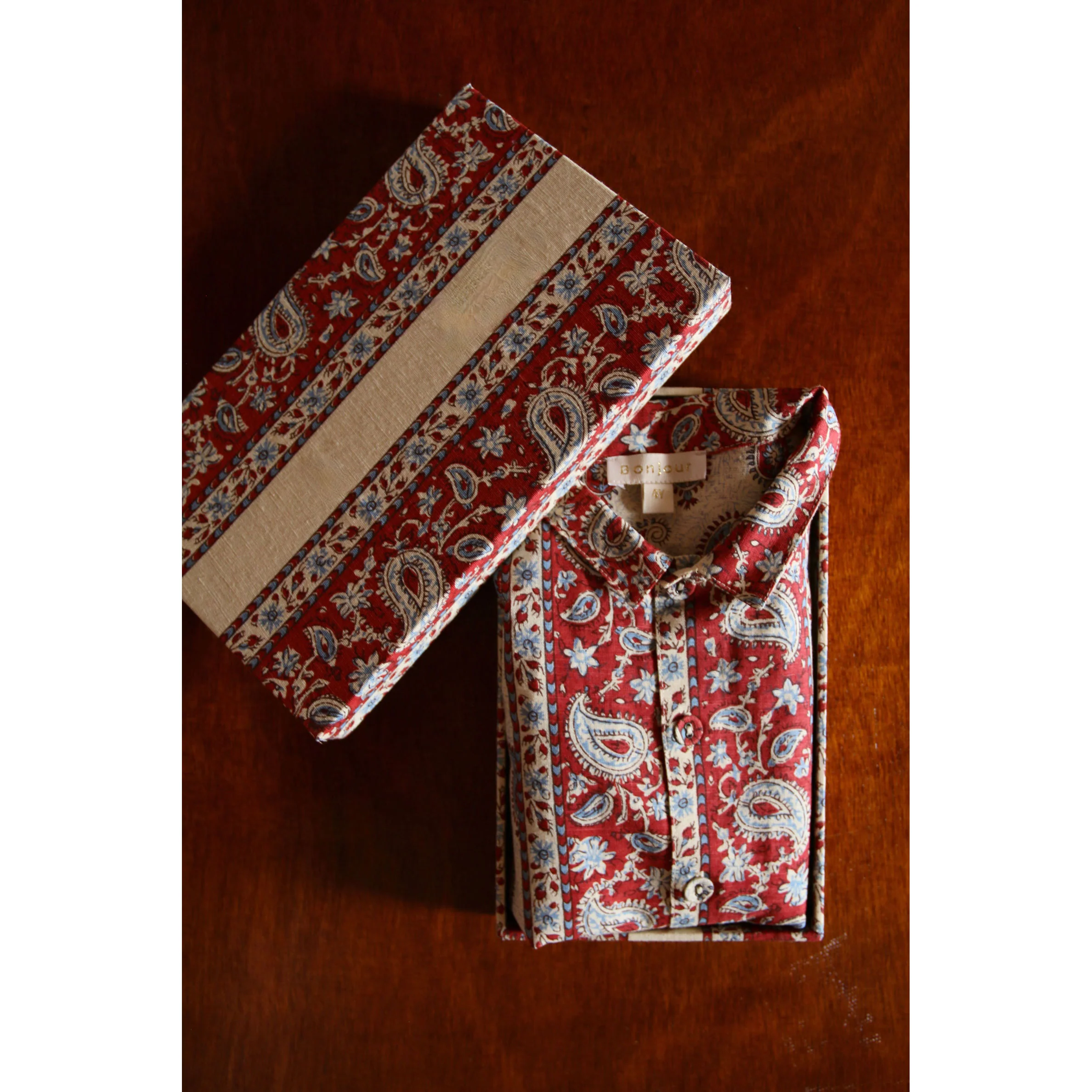 Bonjour Cashmere Bandana Print Shirt
