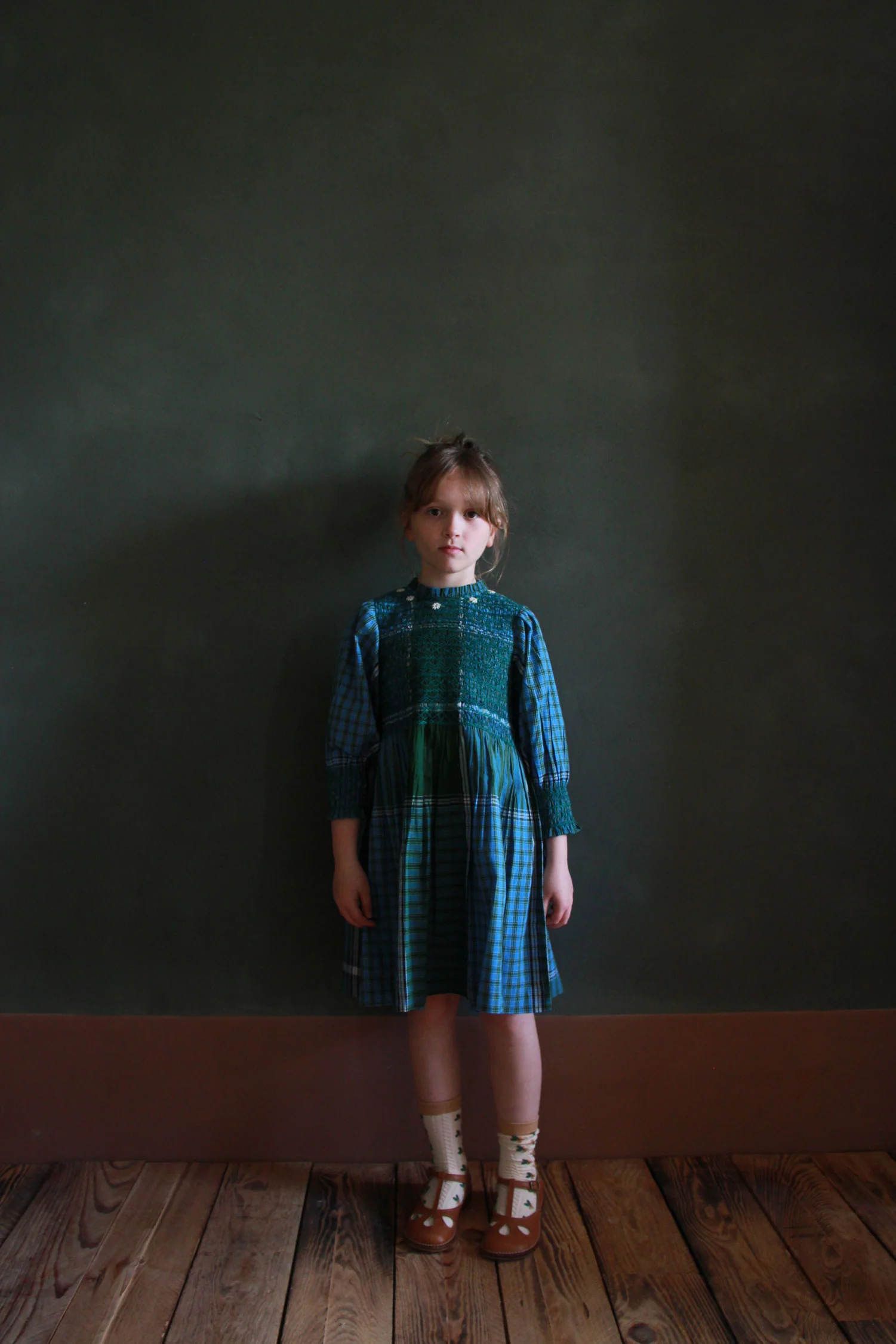 Bonjour Lungi Check Handsmock Dress - Image 3