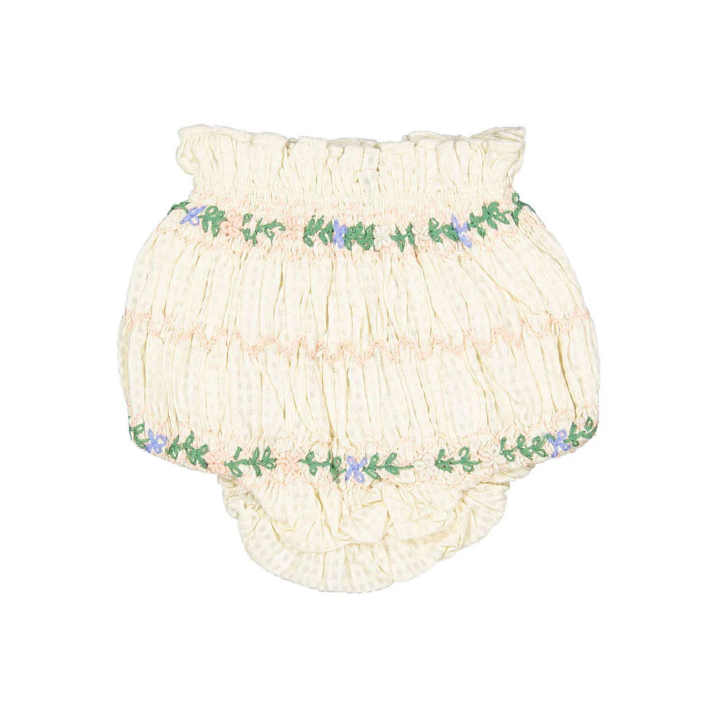 Bonjour Natural Organic Cotton Check Baby Bloomer