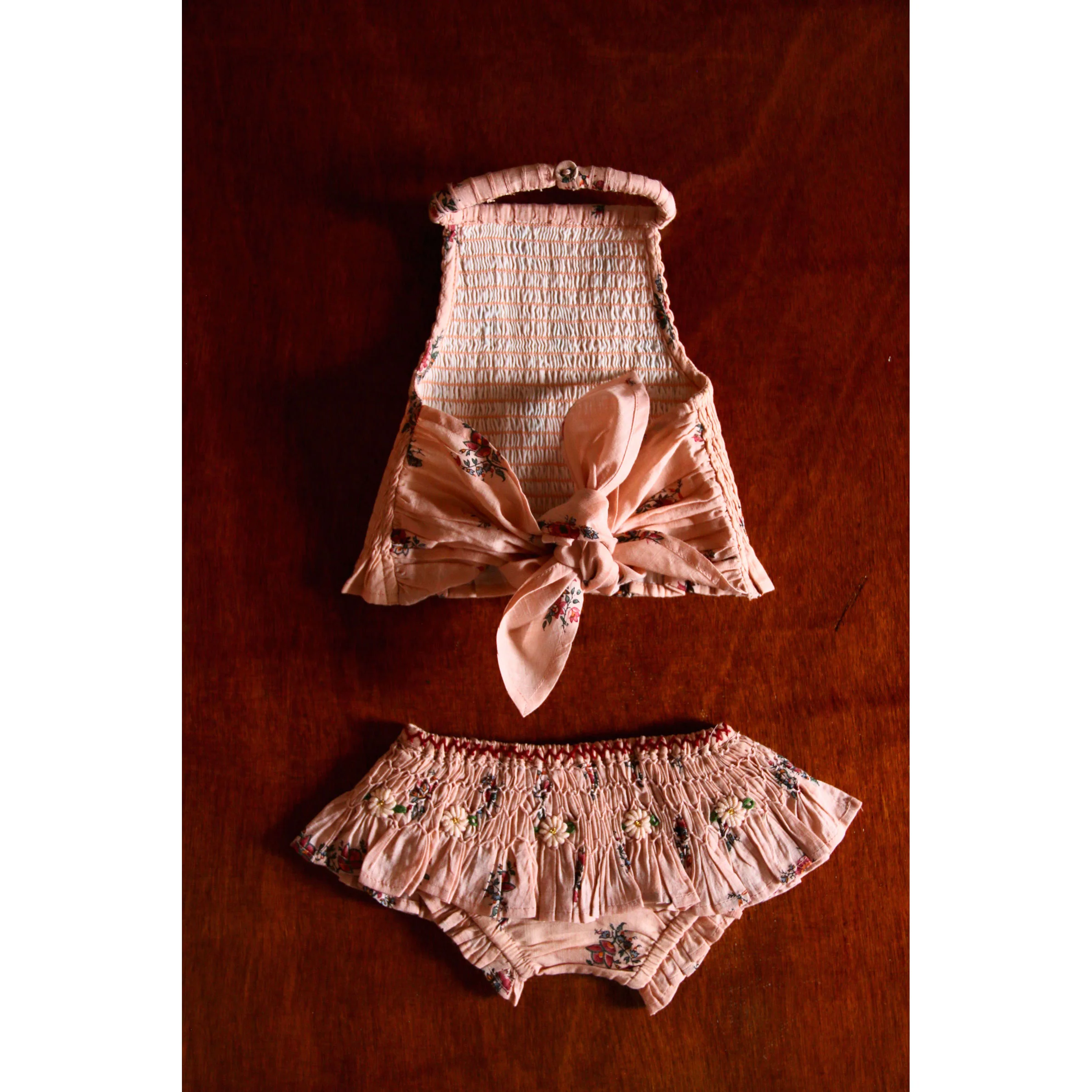 Bonjour Pink Garden Flowers Print Swimsuit - Image 2