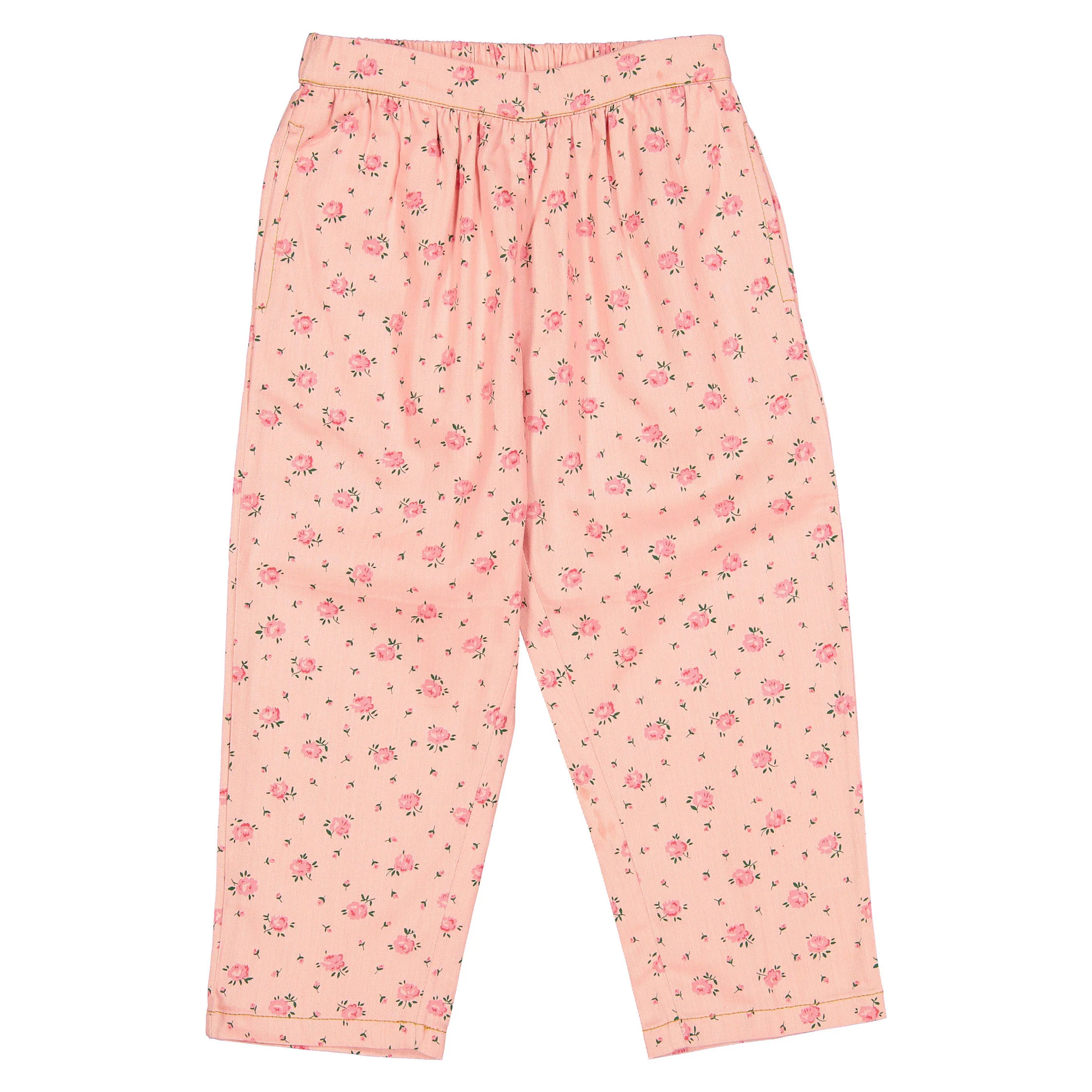 Bonjour Rosa Bloom Print Denim Pant