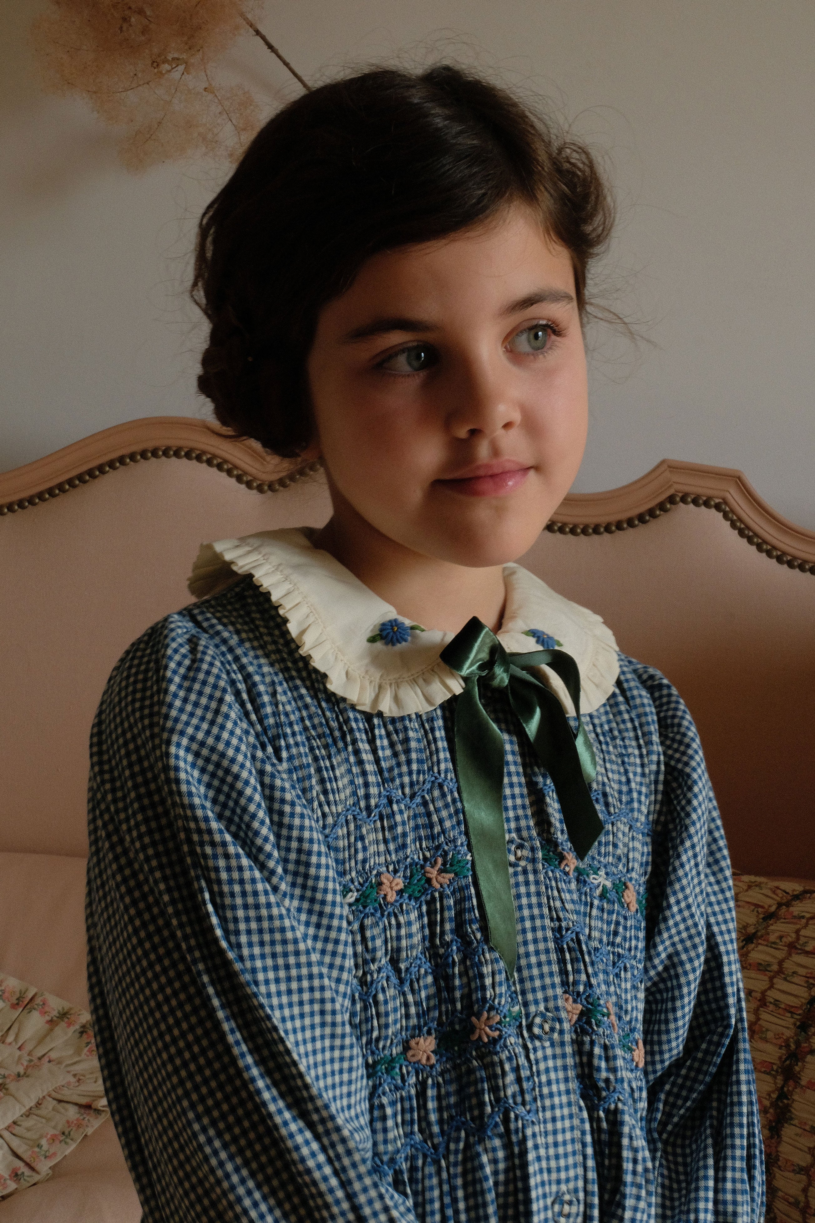 Bonjour Vichy Blue Romantic Long Tunique - Image 2