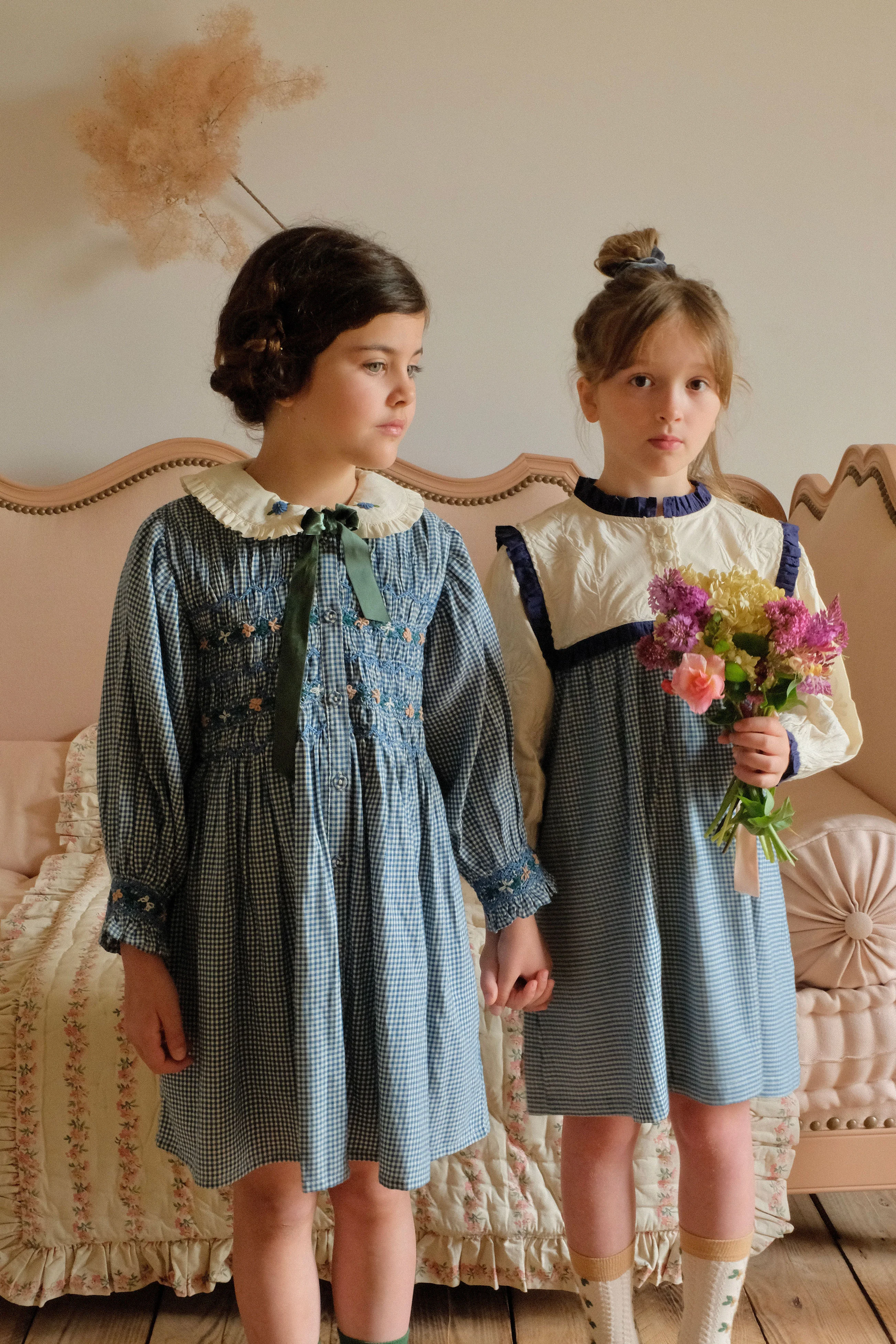 Bonjour Vichy Blue Romantic Long Tunique - Image 3