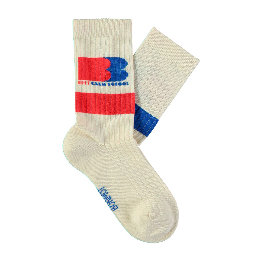 Bonmot Fog Green School Socks