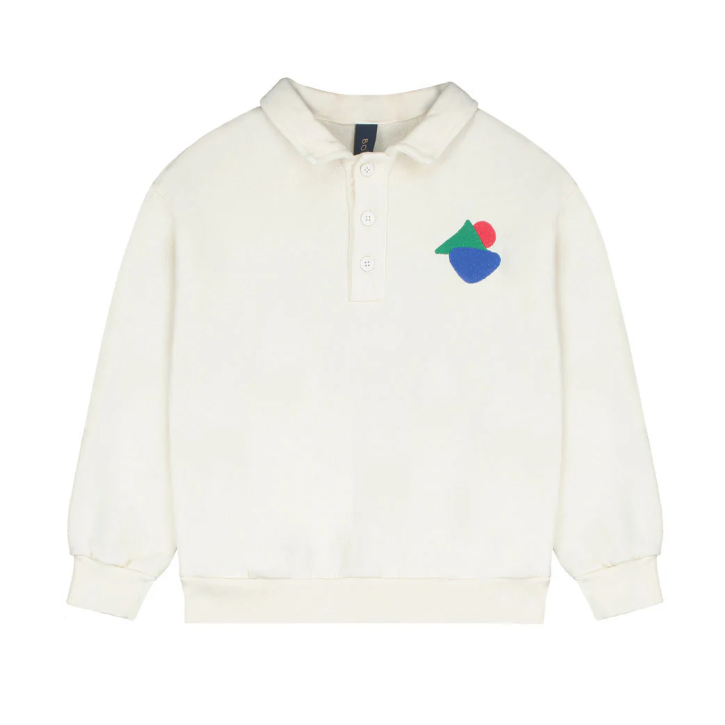 Bonmot Fog Polo Embroidered Sweatshirt
