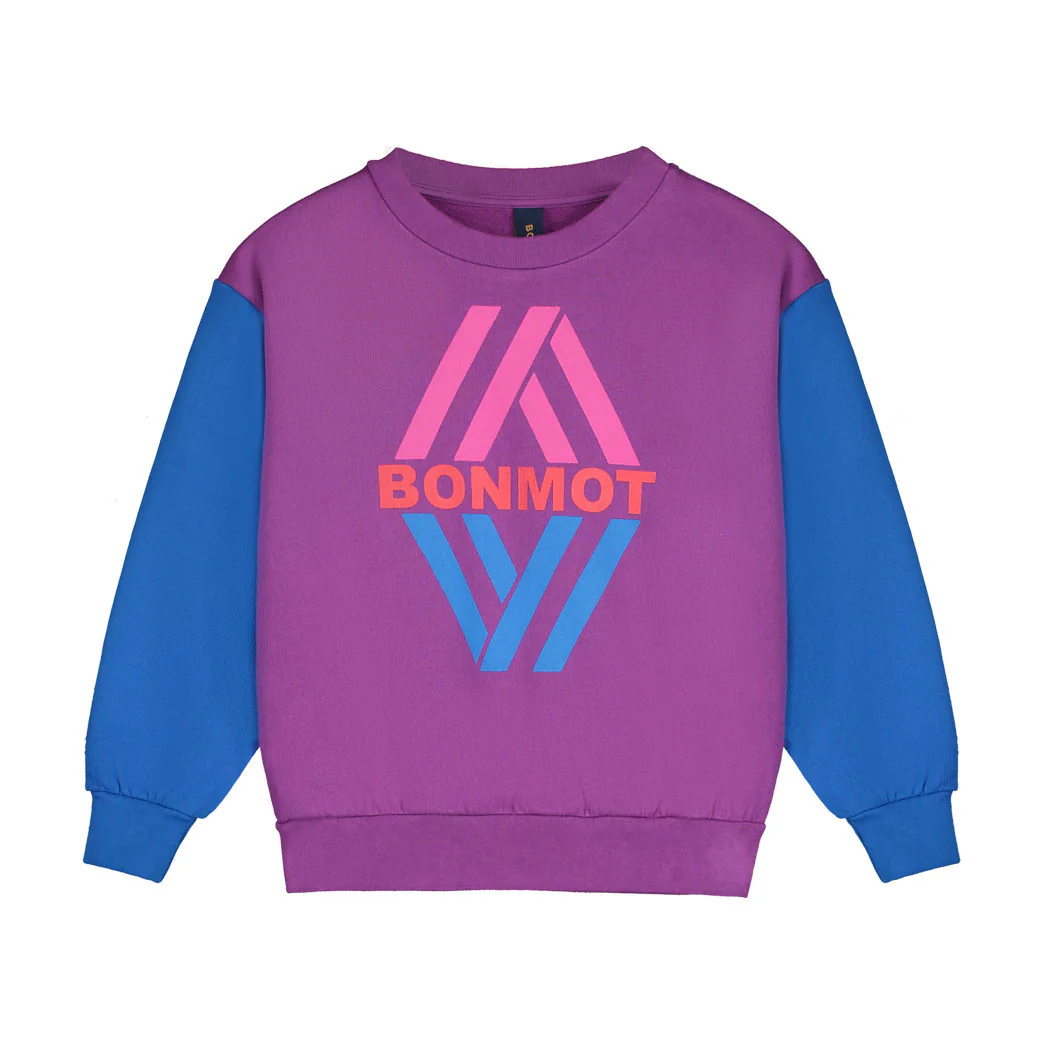 Bonmot Magenta Bonmot Rhombus Sweatshirt
