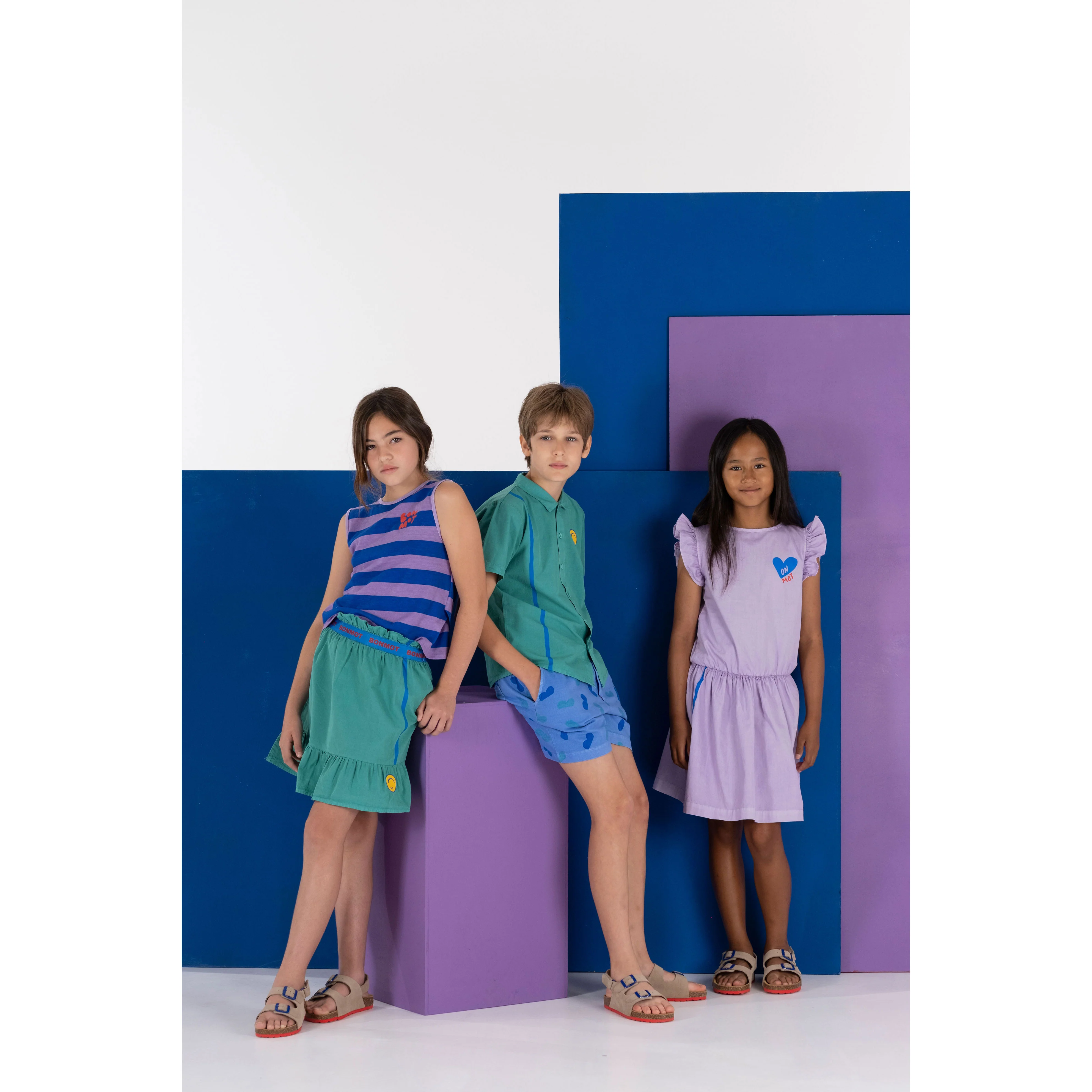 Bonmot Mallow Much Love Frill Sleeve Dress - Image 2