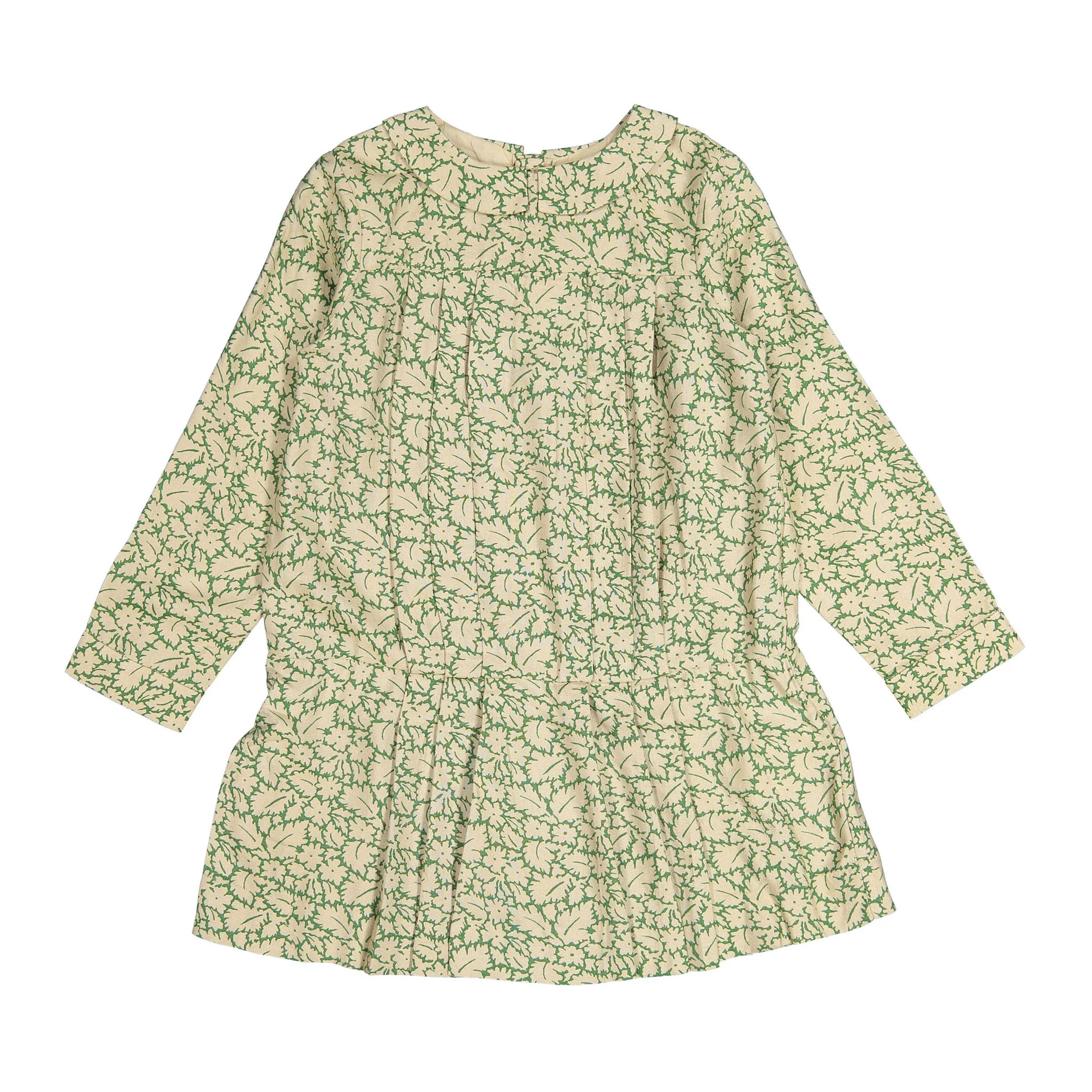 Bonpoint Beige Floral Genziana Dress