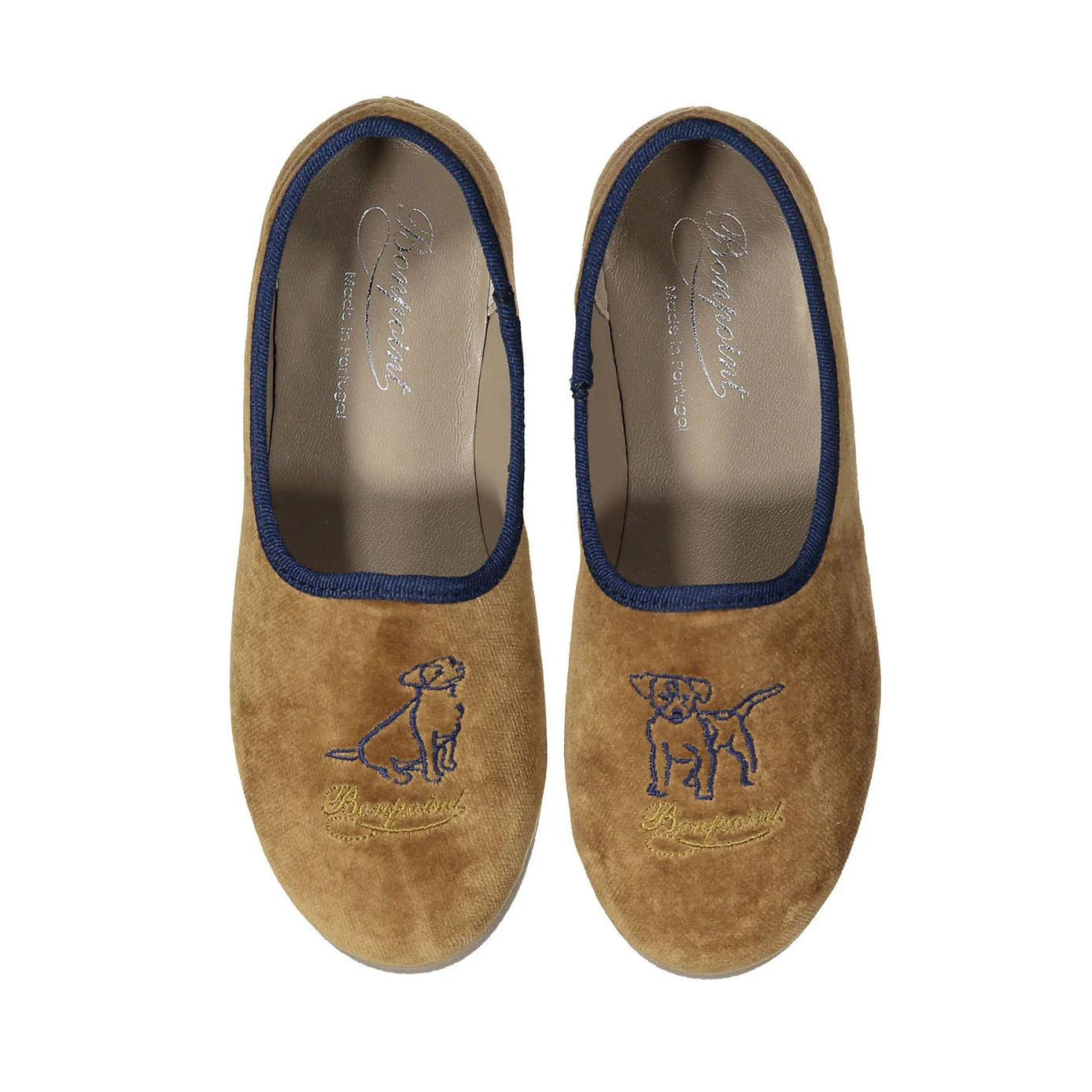 Bonpoint Beige Gib Slippers