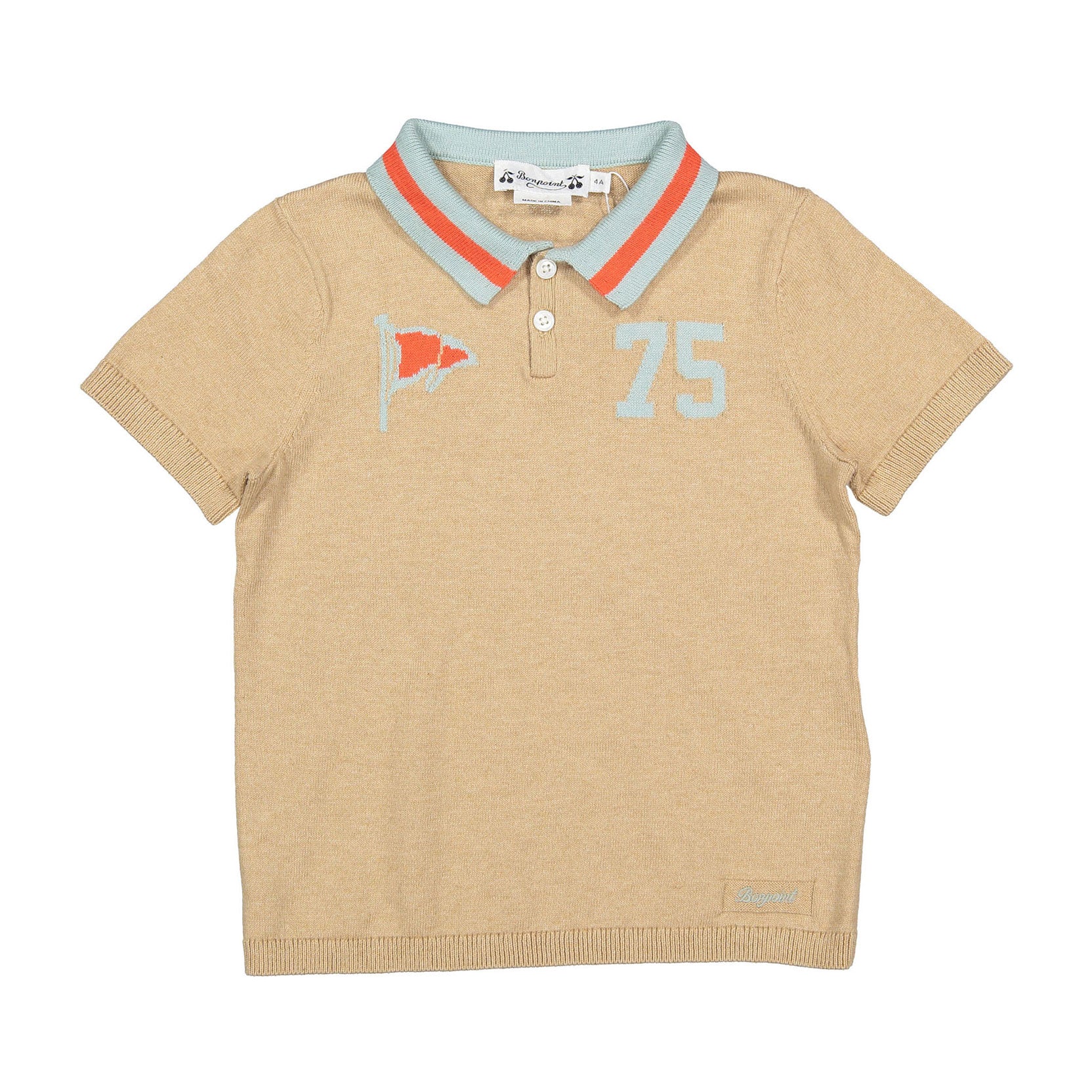 Bonpoint Beige Loyal Polo