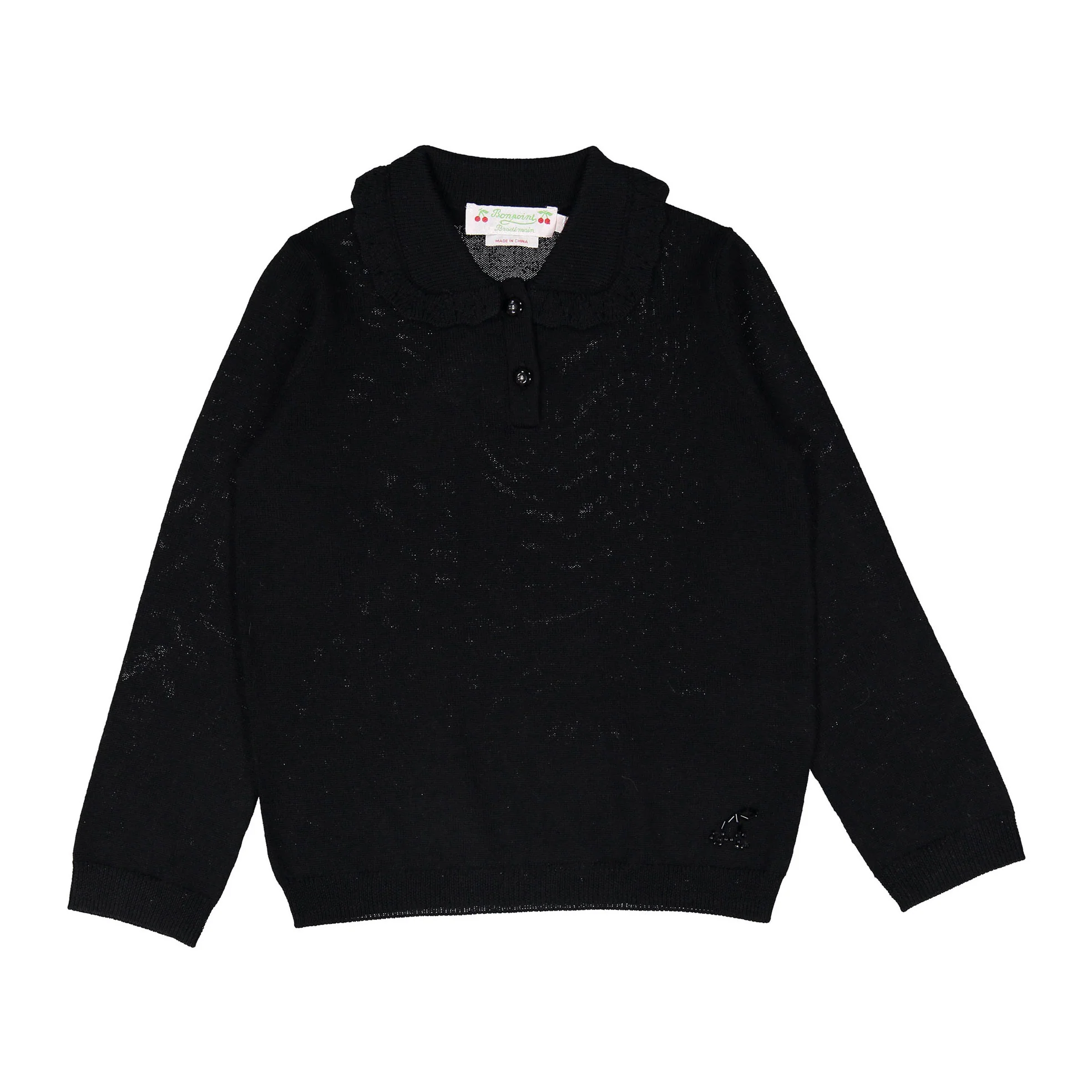 Bonpoint Black Brynja Sweater