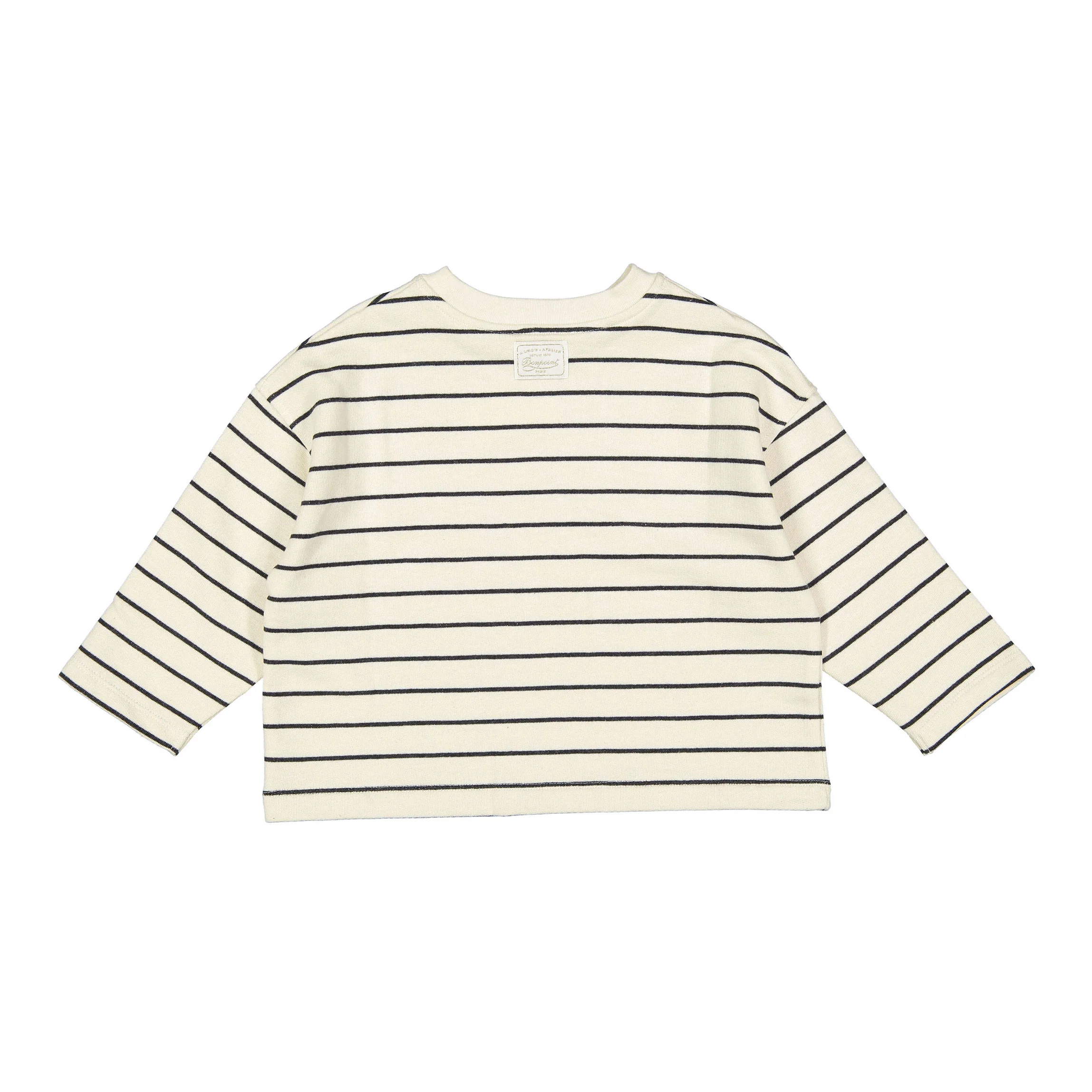 Bonpoint Black Stripe Gaya Sweatshirt - Image 2