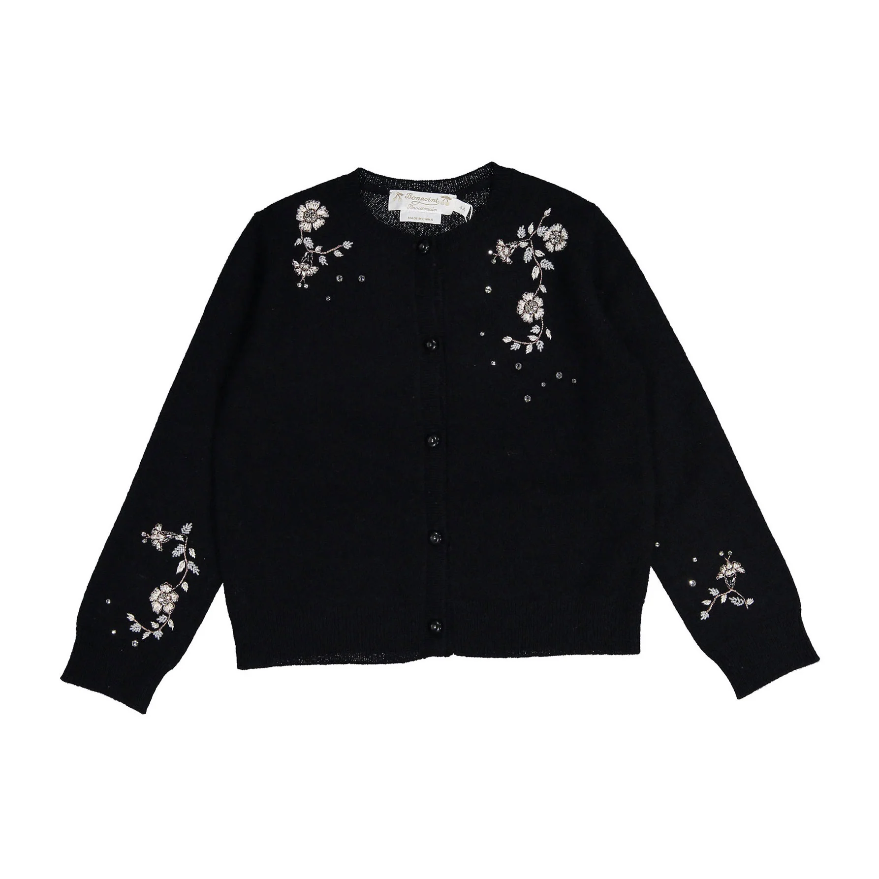 Bonpoint Black Tonia Cardigan