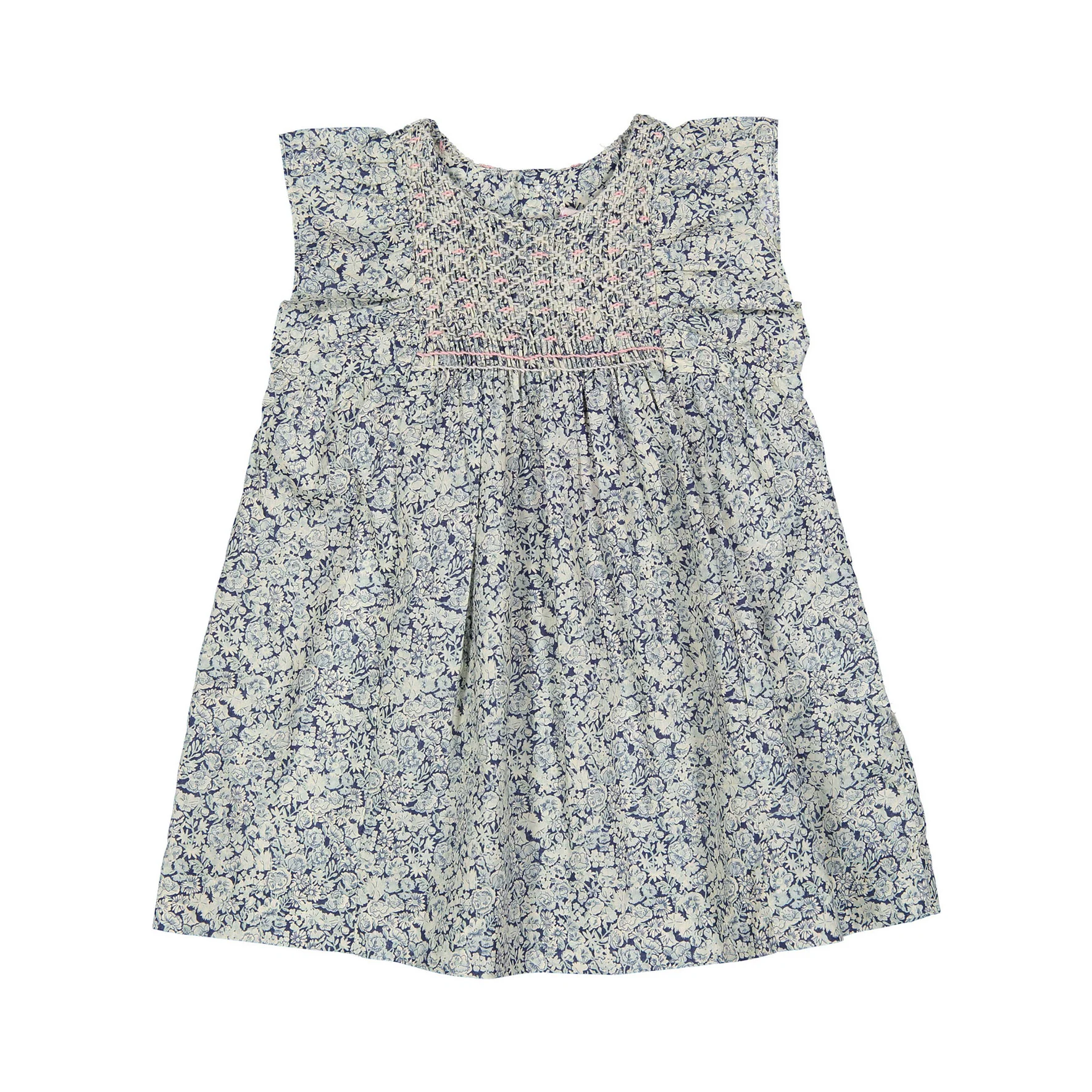 Bonpoint Blue Cadelili Baby Dress