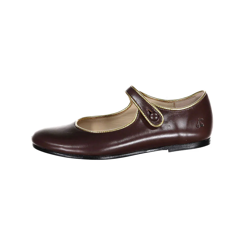 Bonpoint Brown Ella Mary Janes - Image 2